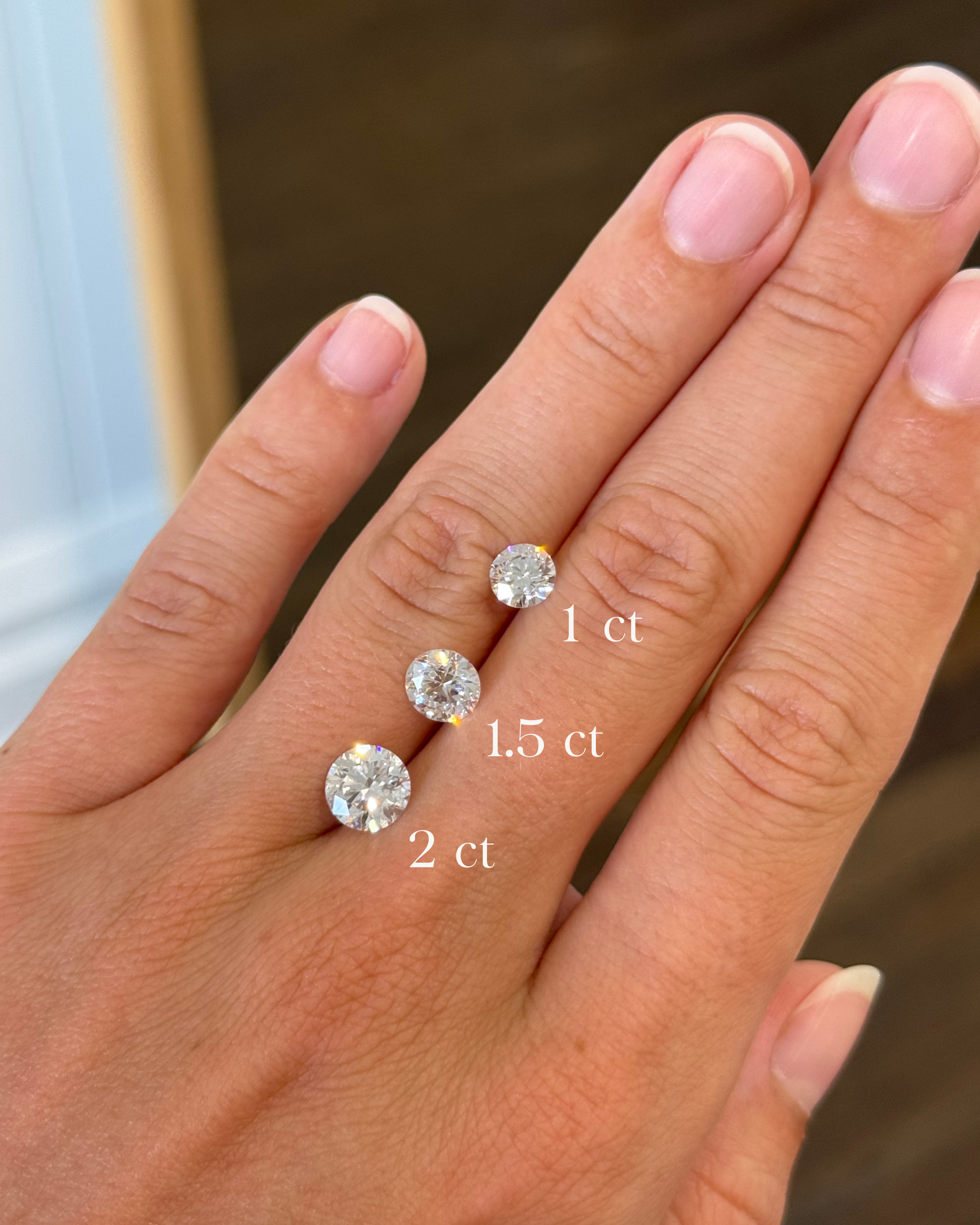 Tulip Round Trio | Laboratory Grown Diamond