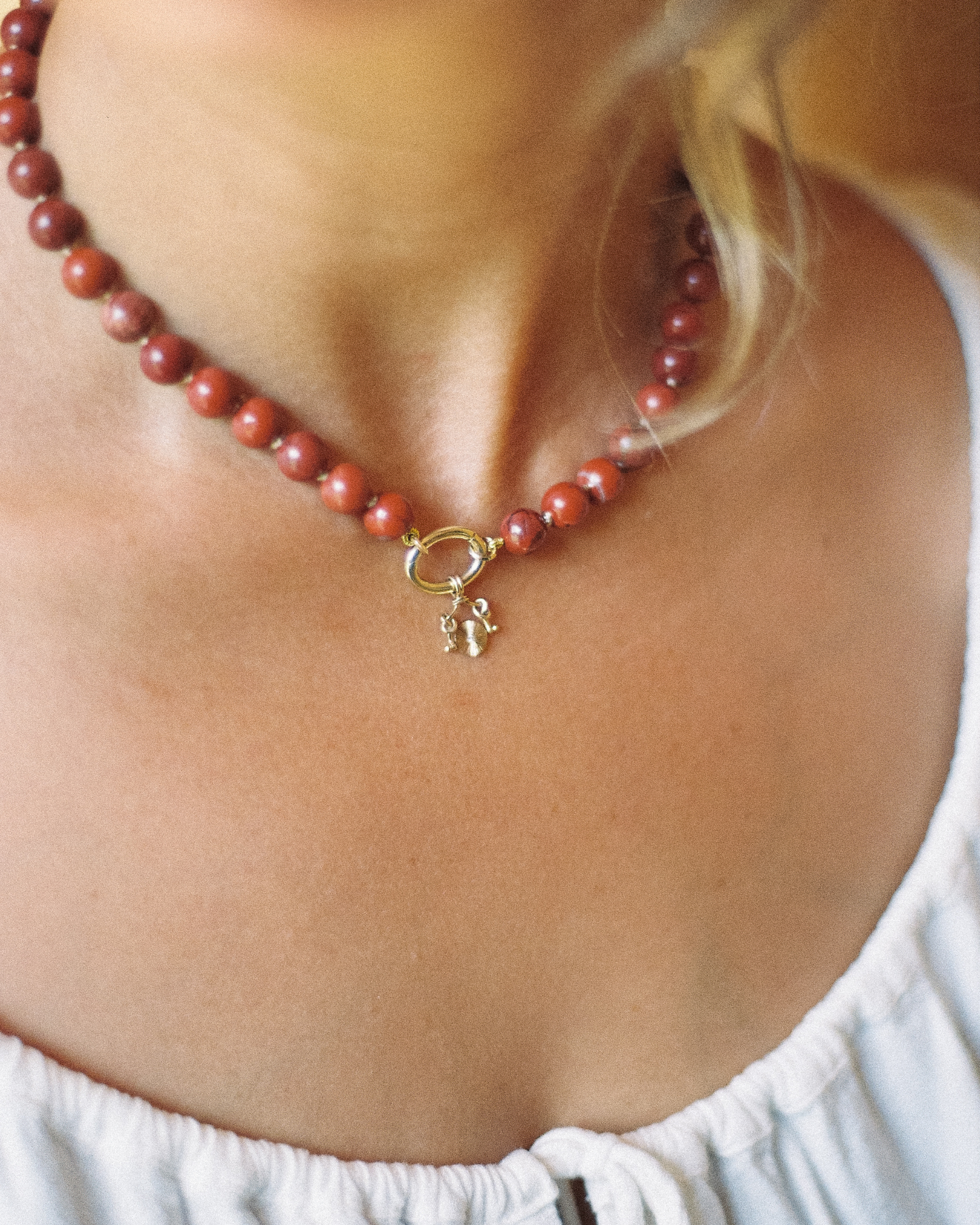 Sana Charm Necklace | Jasper