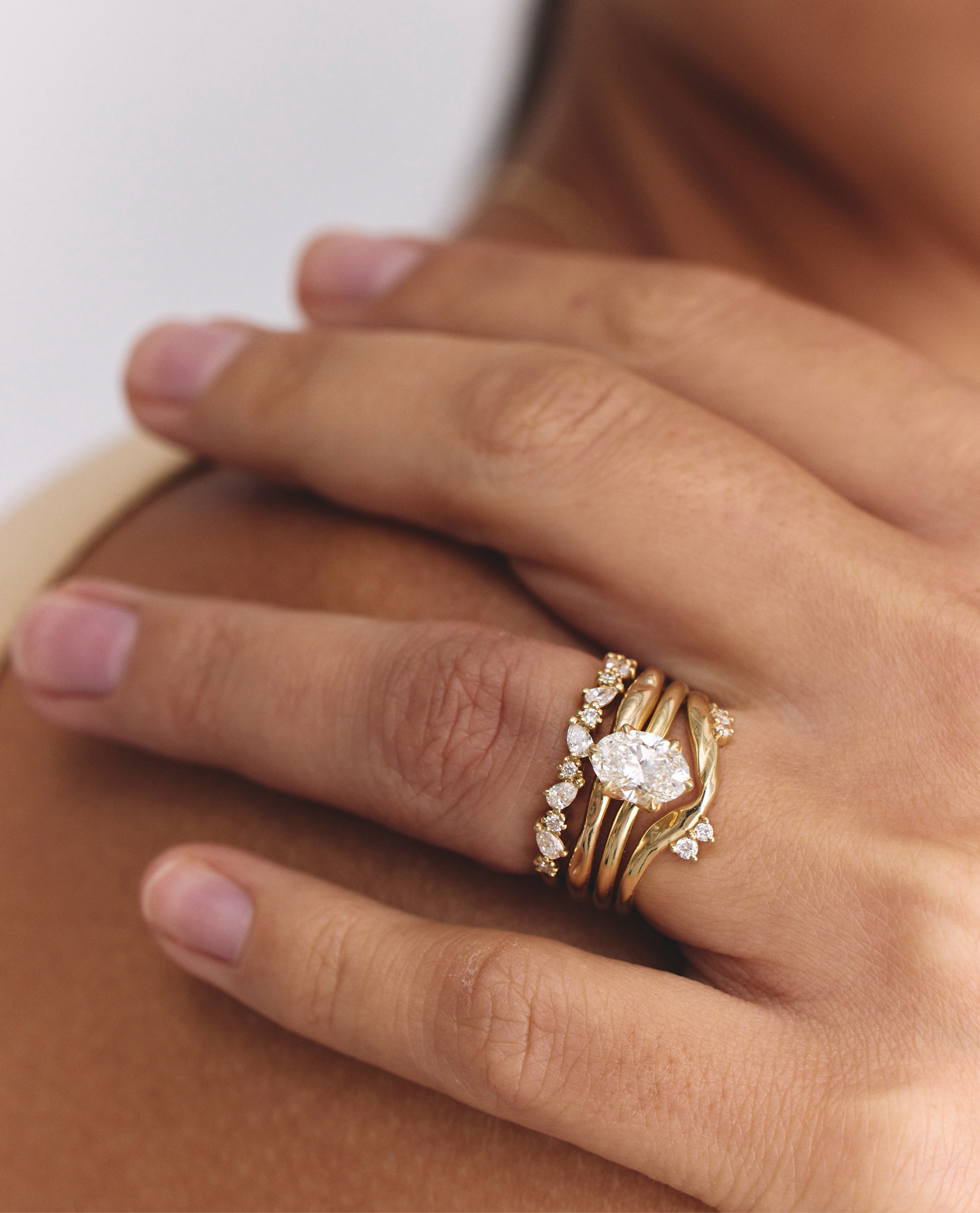 Eirene Solitaire Ring | Oval Laboratory Grown Diamond