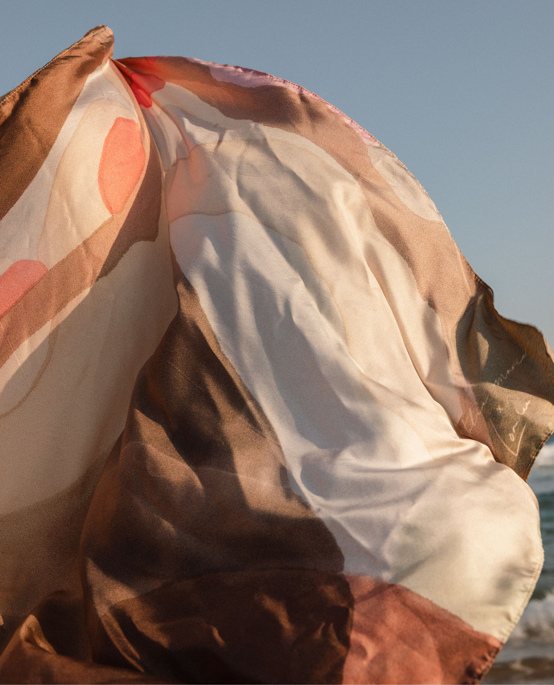 NMJ x Loralee Jade Silk Scarf