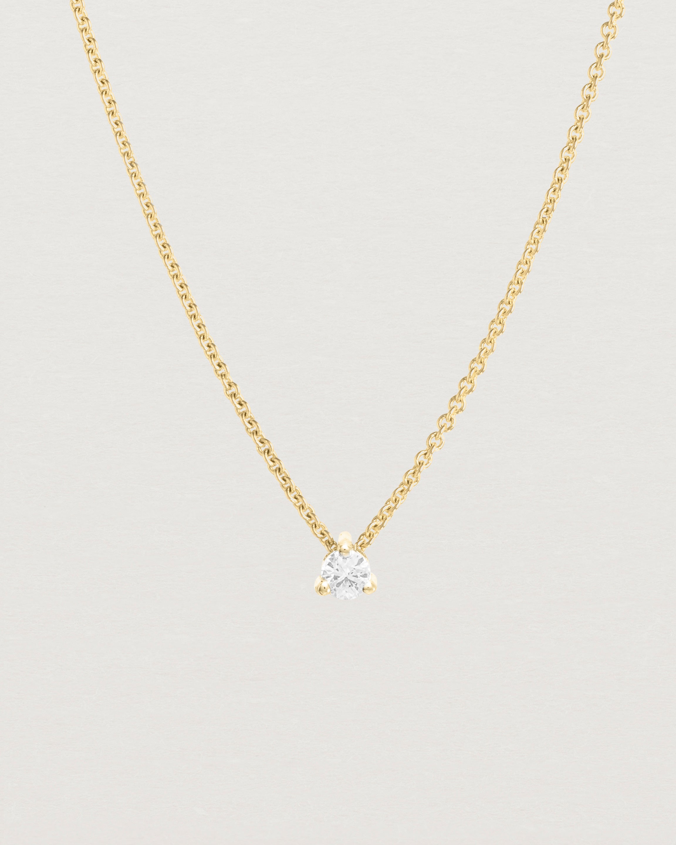 Aiona Slider Necklace | Old Cut Diamond