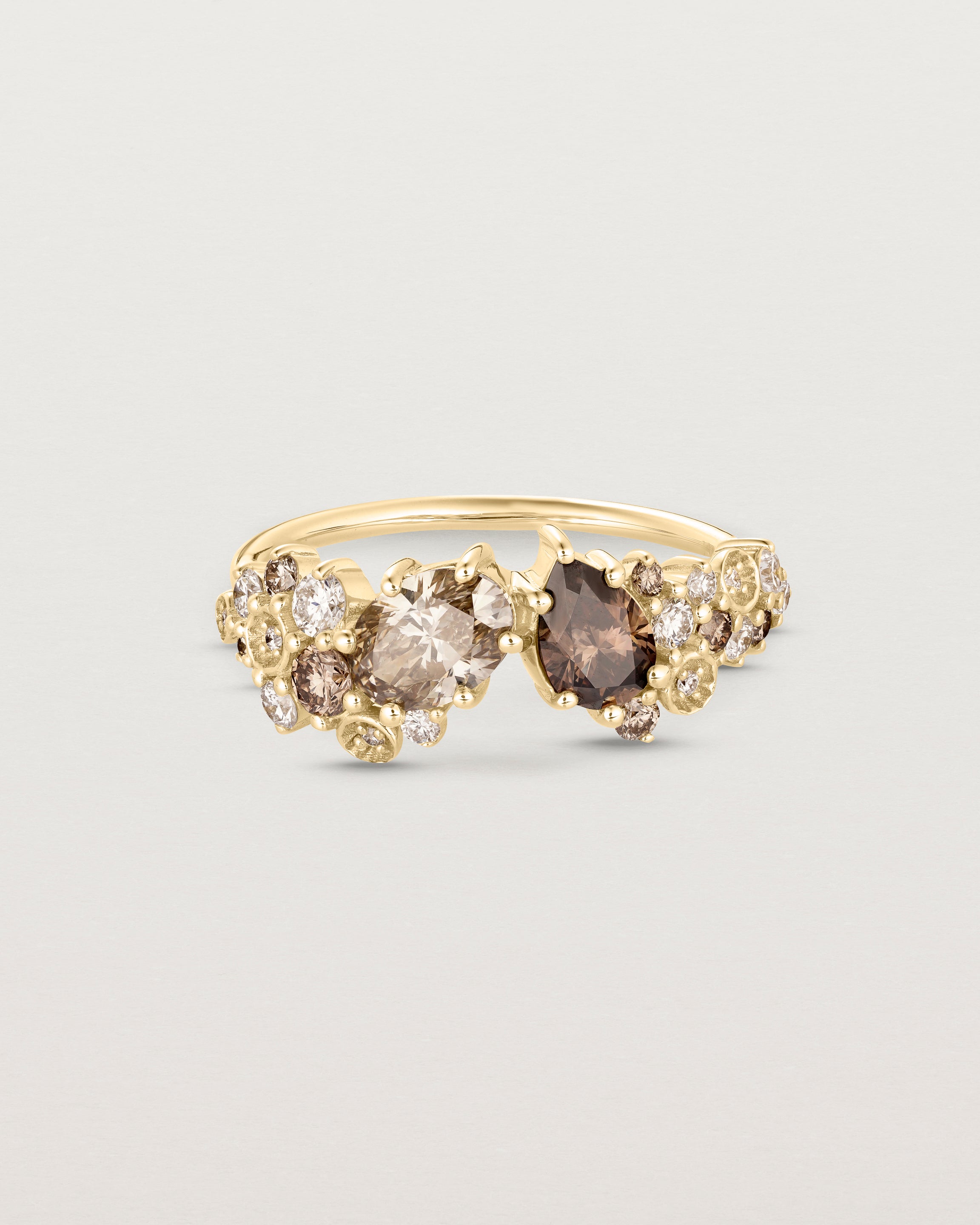Orrin Toi Et Moi Ring | Champagne Argyle Diamonds