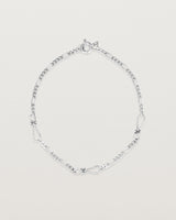 The Anam Charm Bracelet in sterling silver. 