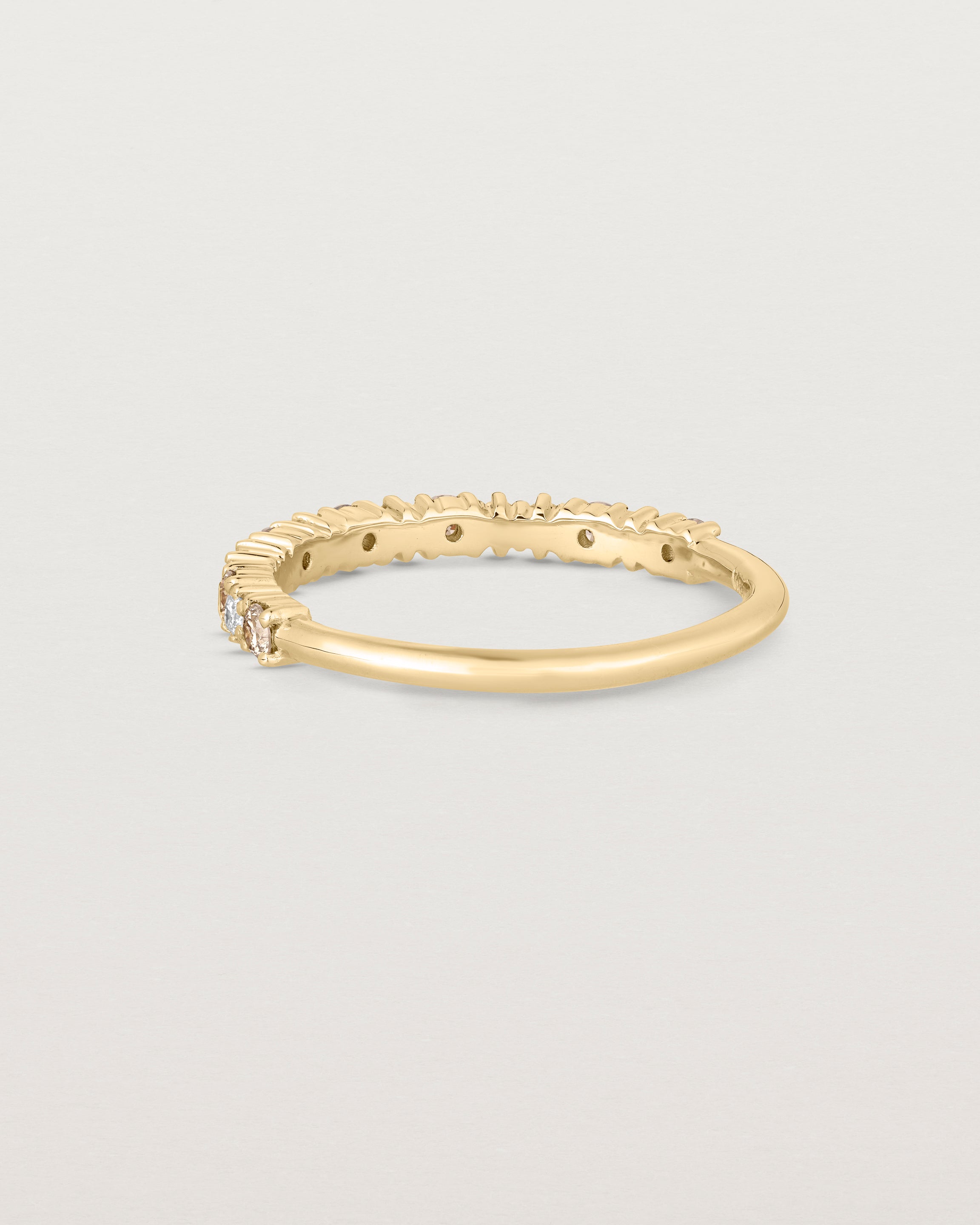 Aurelia Ring | Champagne & White Natural Diamonds