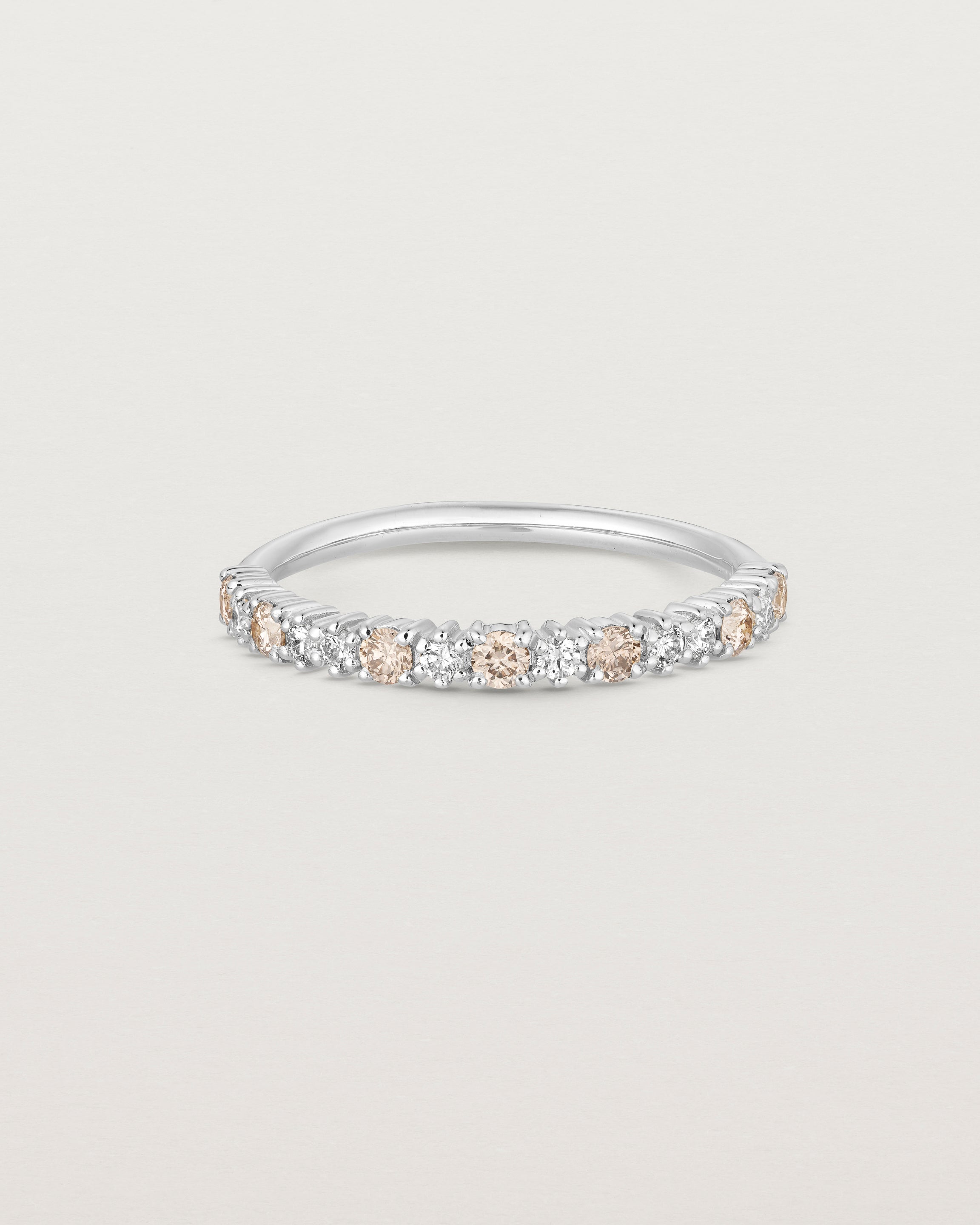 Aurelia Ring | Champagne & White Diamonds