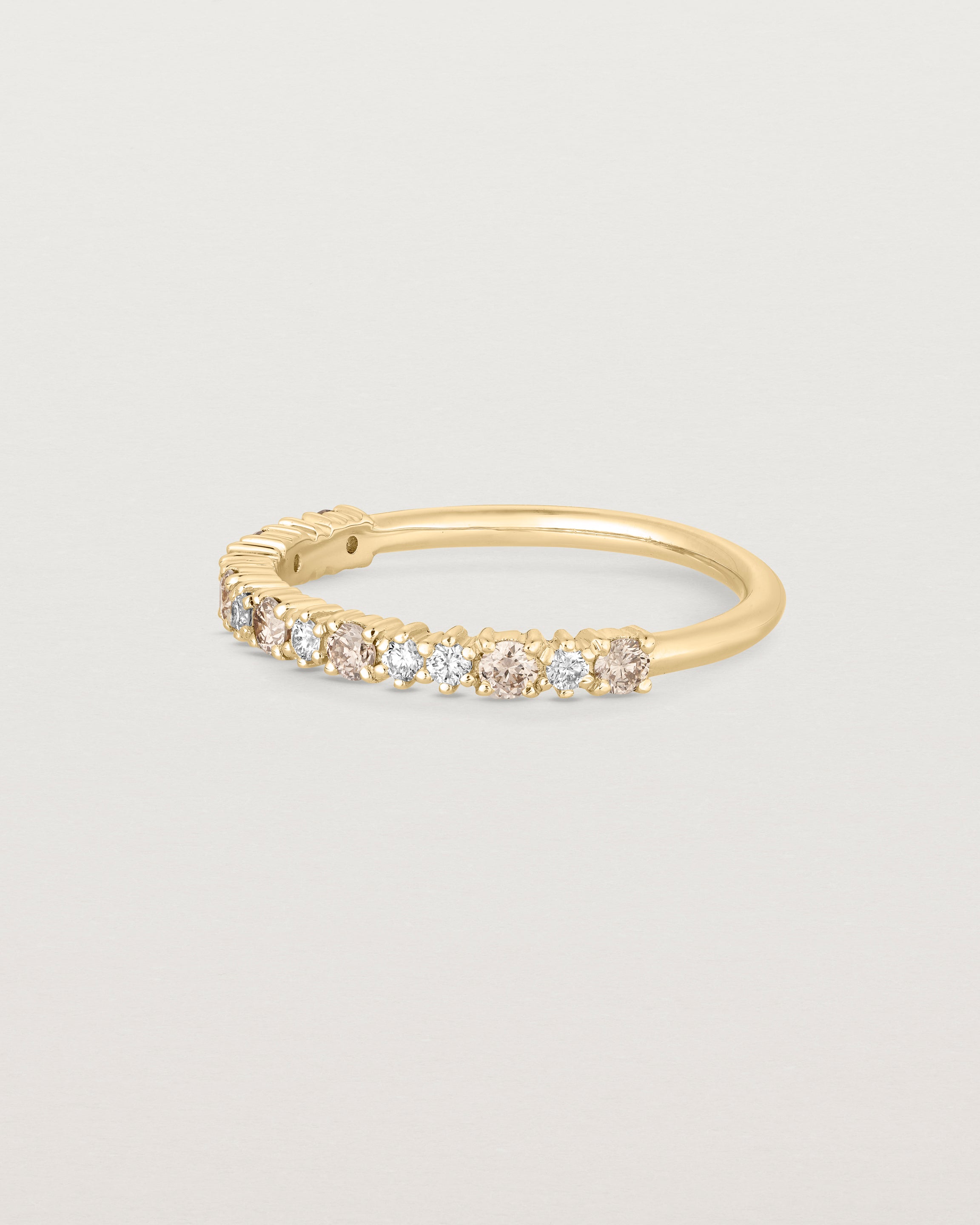 Aurelia Ring | Champagne & White Diamonds