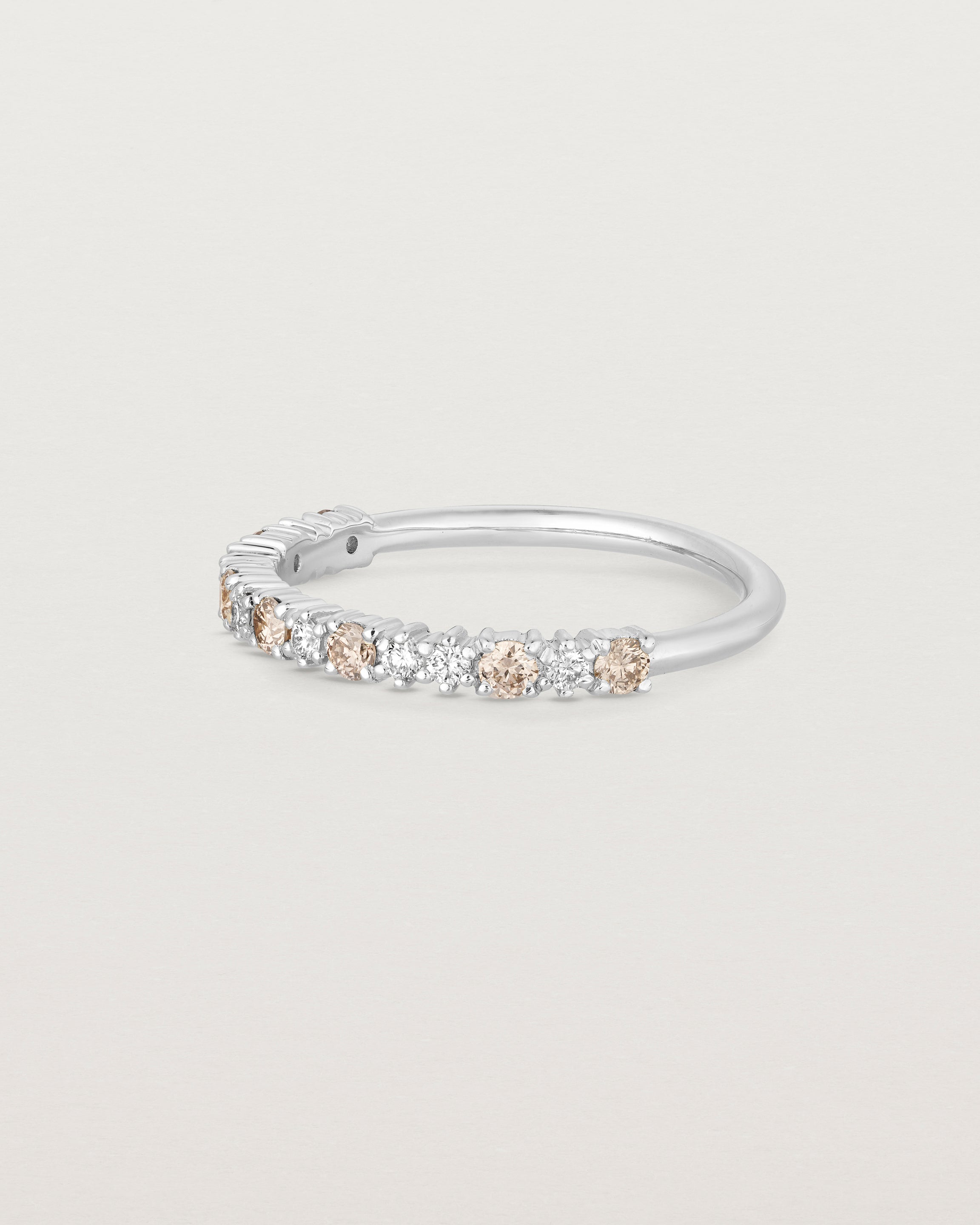 Aurelia Ring | Champagne & White Diamonds