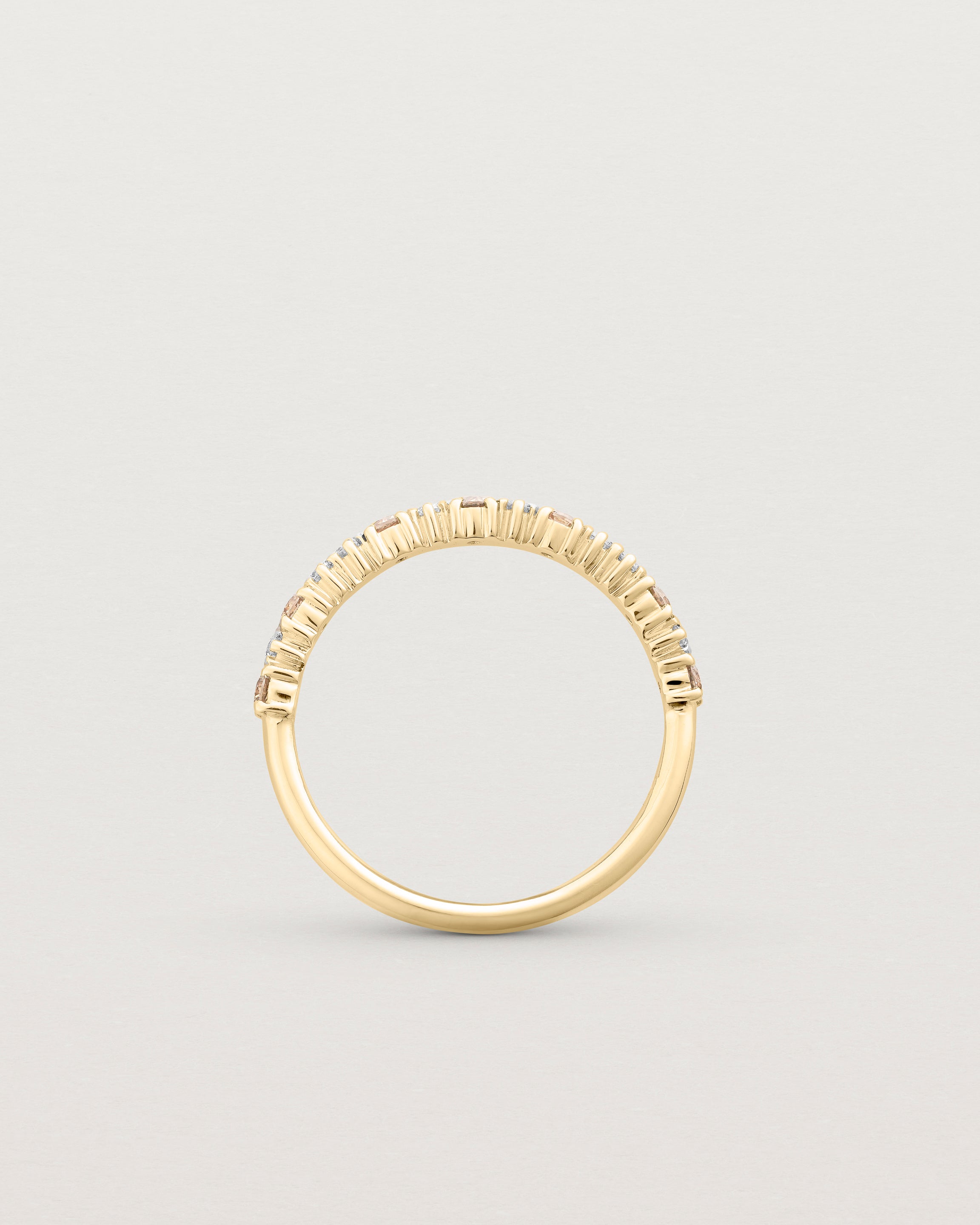Aurelia Ring | Champagne & White Natural Diamonds