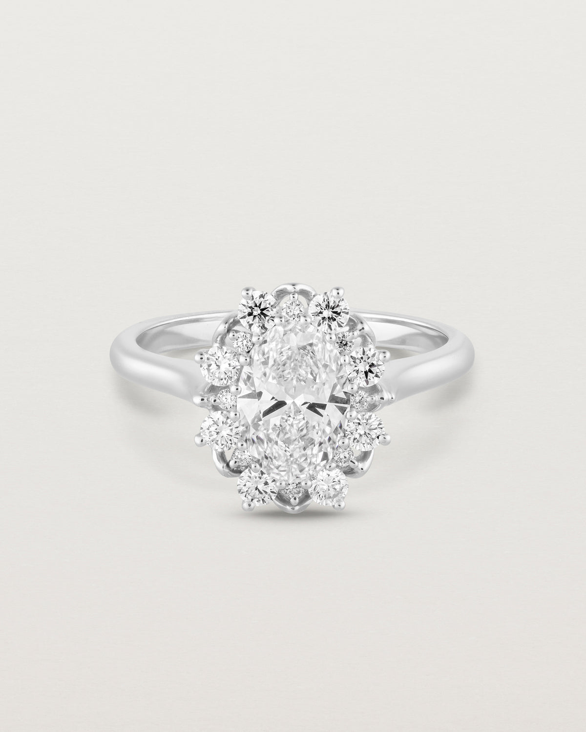 Eirene Halo Ring | Laboratory Grown Diamond & Birthstone