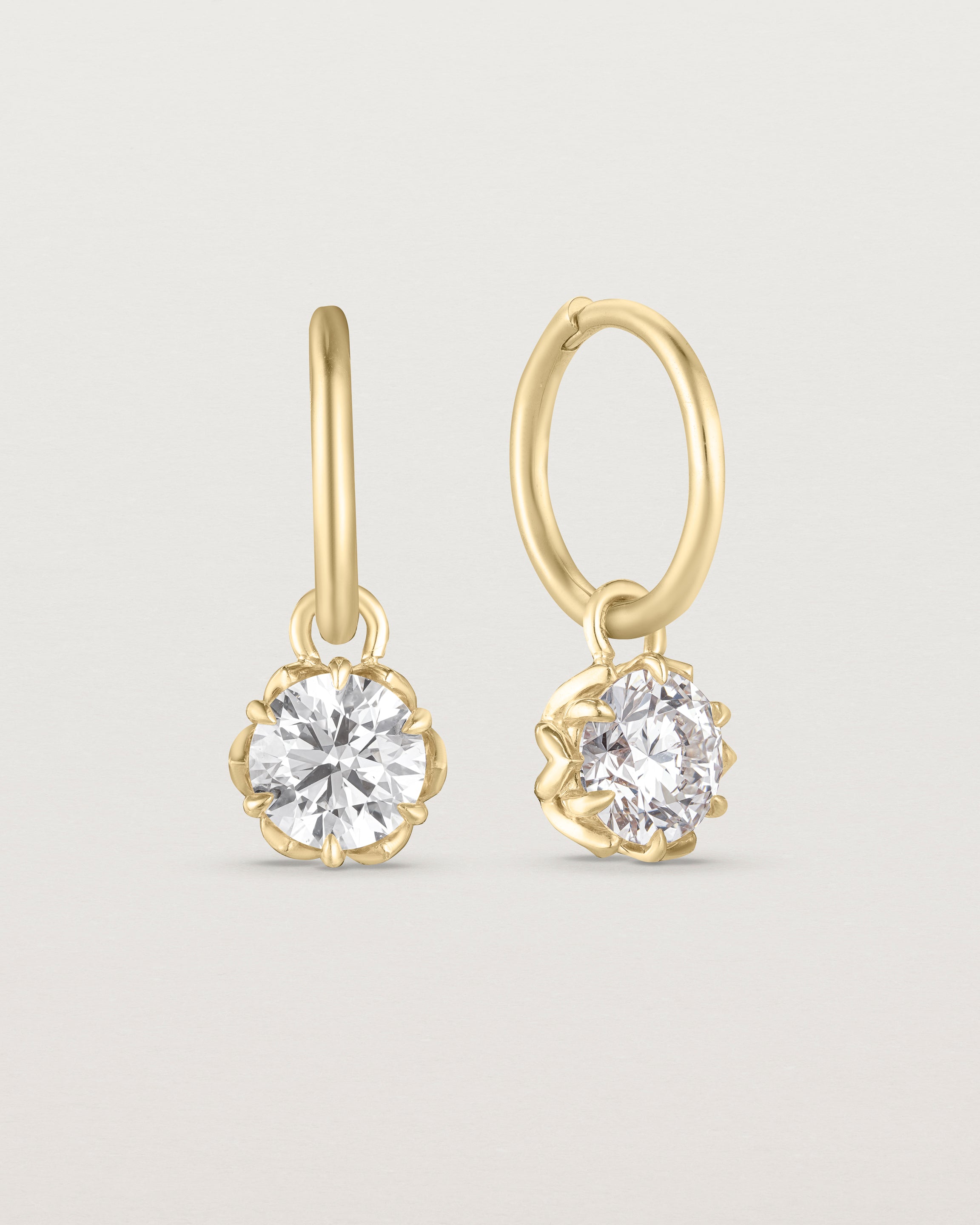 Eirene Hoops | Round Laboratory Grown Diamonds
