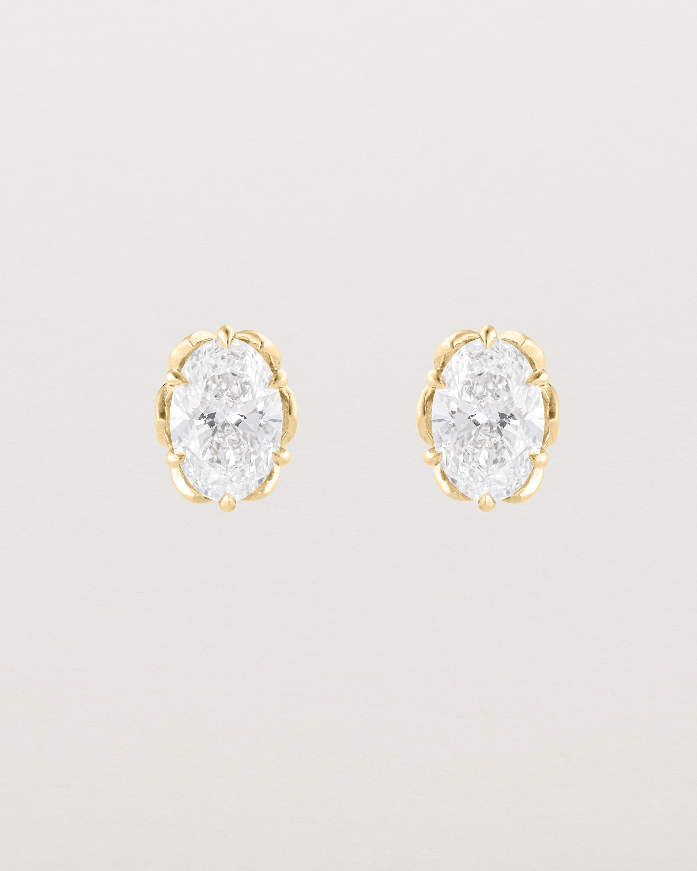 Eirene Studs | Oval Laboratory Grown Diamond