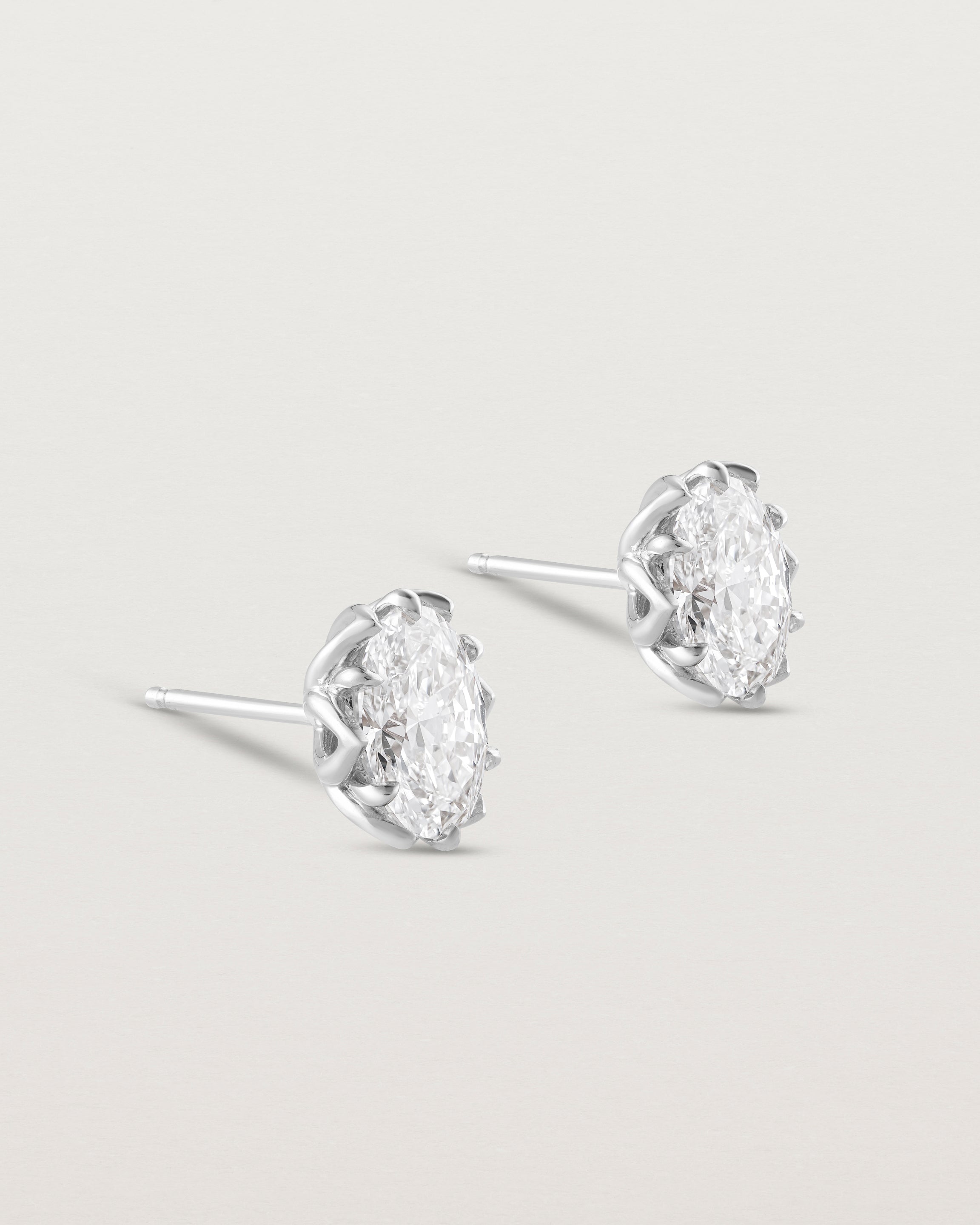 Eirene Studs | Oval Laboratory Grown Diamonds
