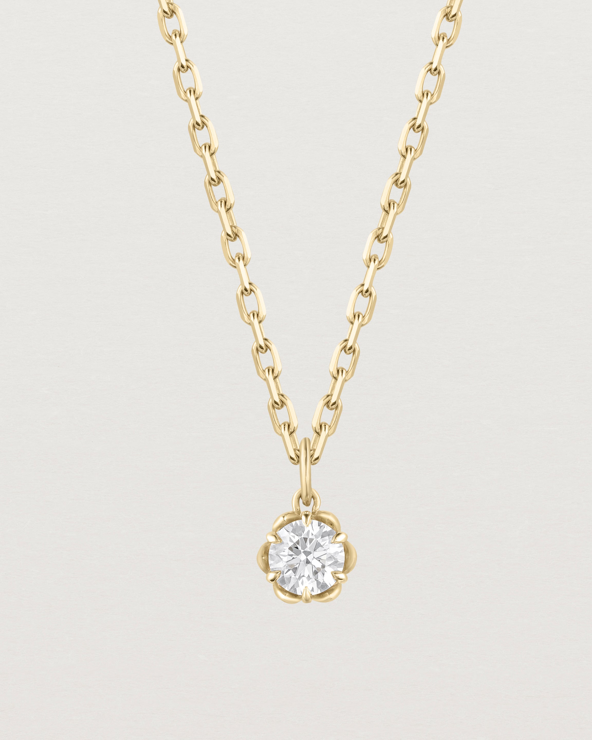 Eirene Necklace | Round Laboratory Grown Diamond
