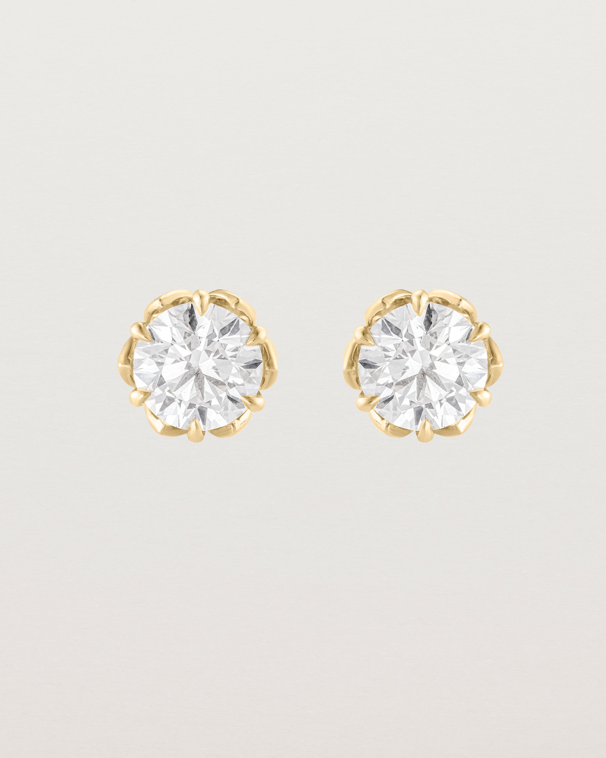 Eirene Studs | Round Laboratory Grown Diamond