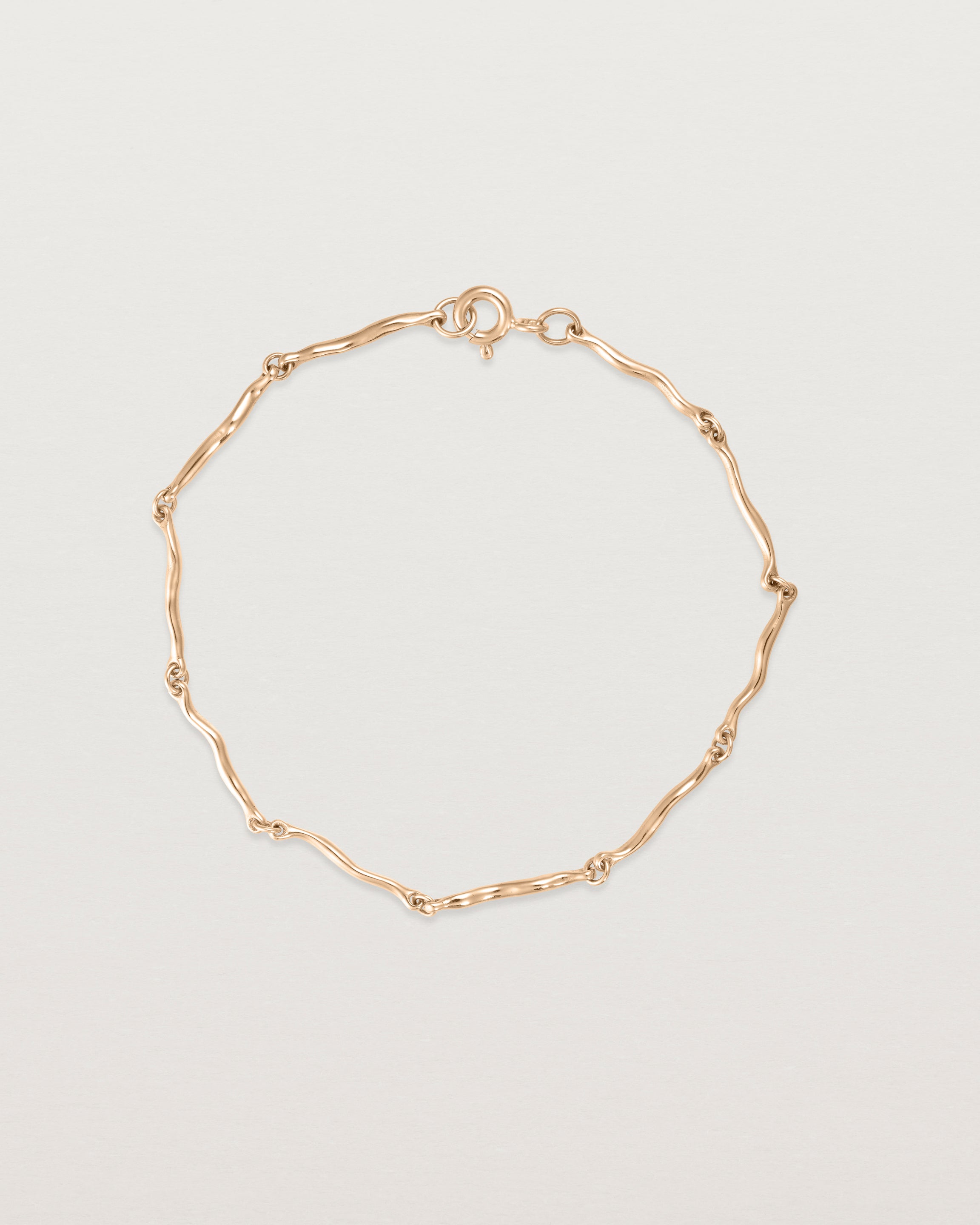 Picture of rose gold ember bracelet front on