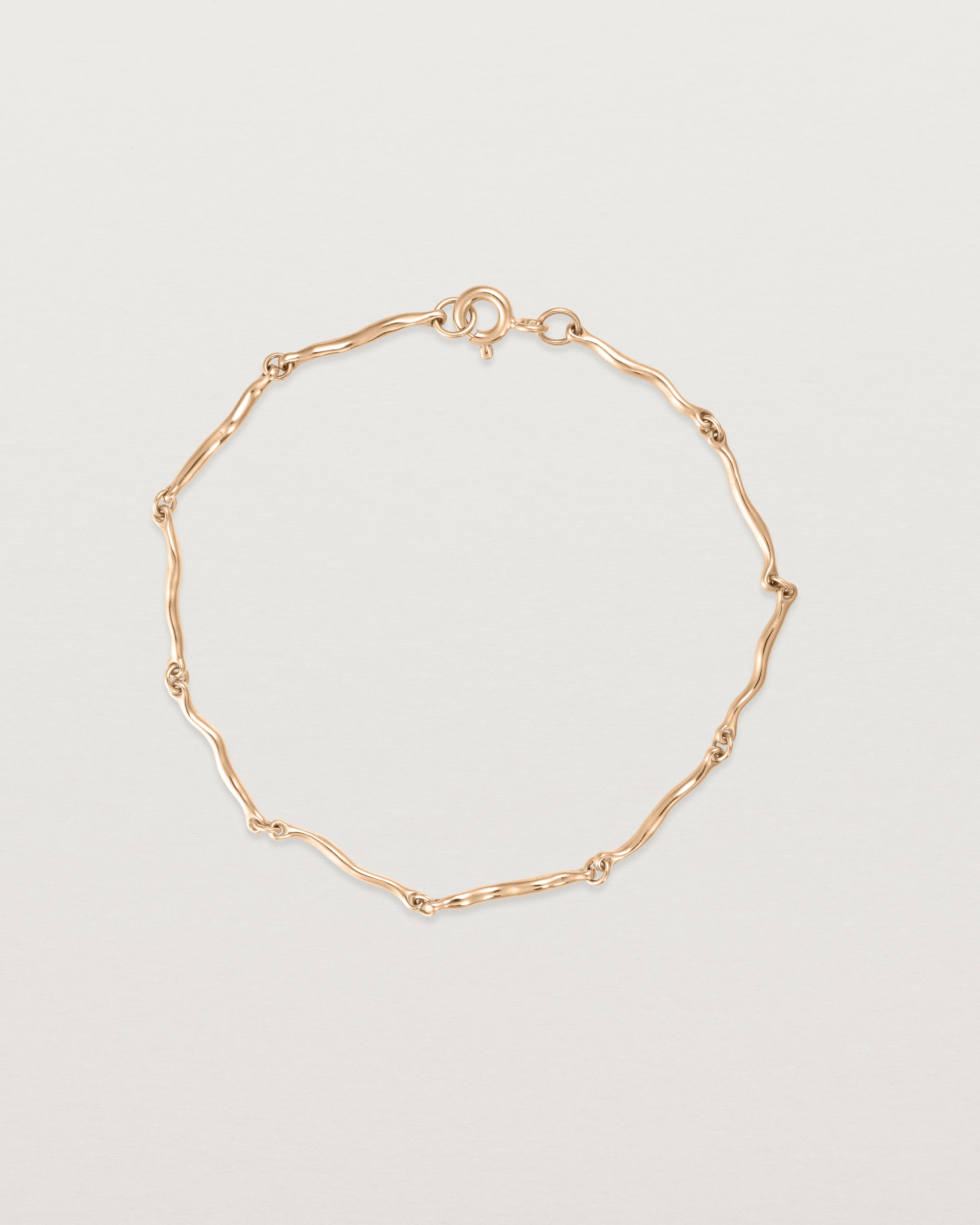 Picture of rose gold ember bracelet front on