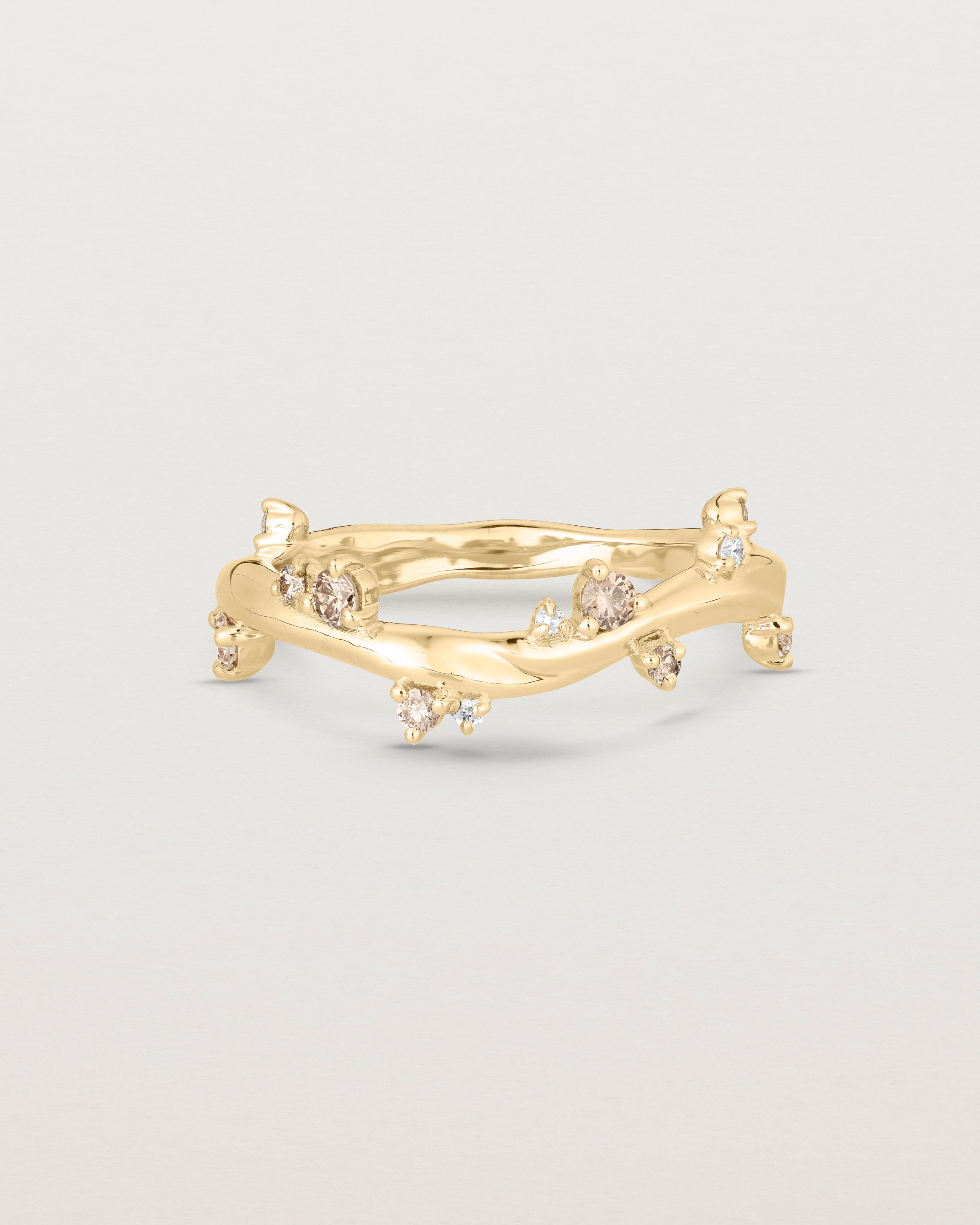 Ember Ring | Champagne & White Diamonds