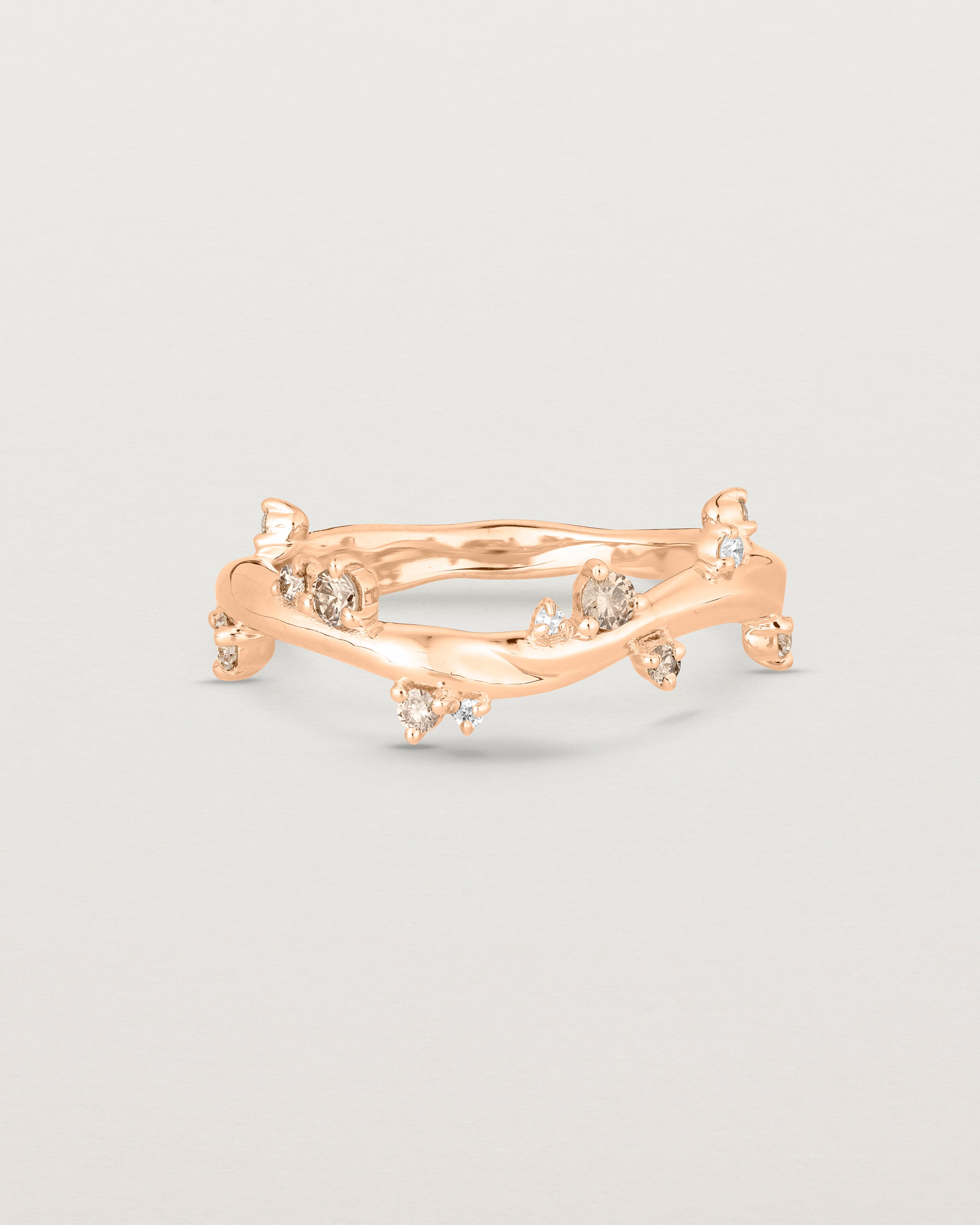 Ember Ring | Champagne & White Diamonds