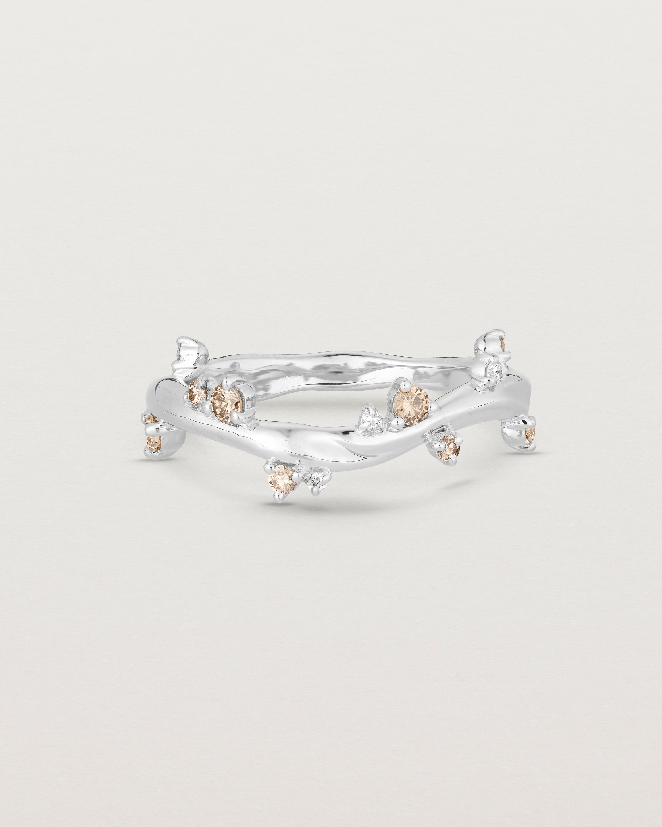 Ember Ring | Champagne & White Diamonds