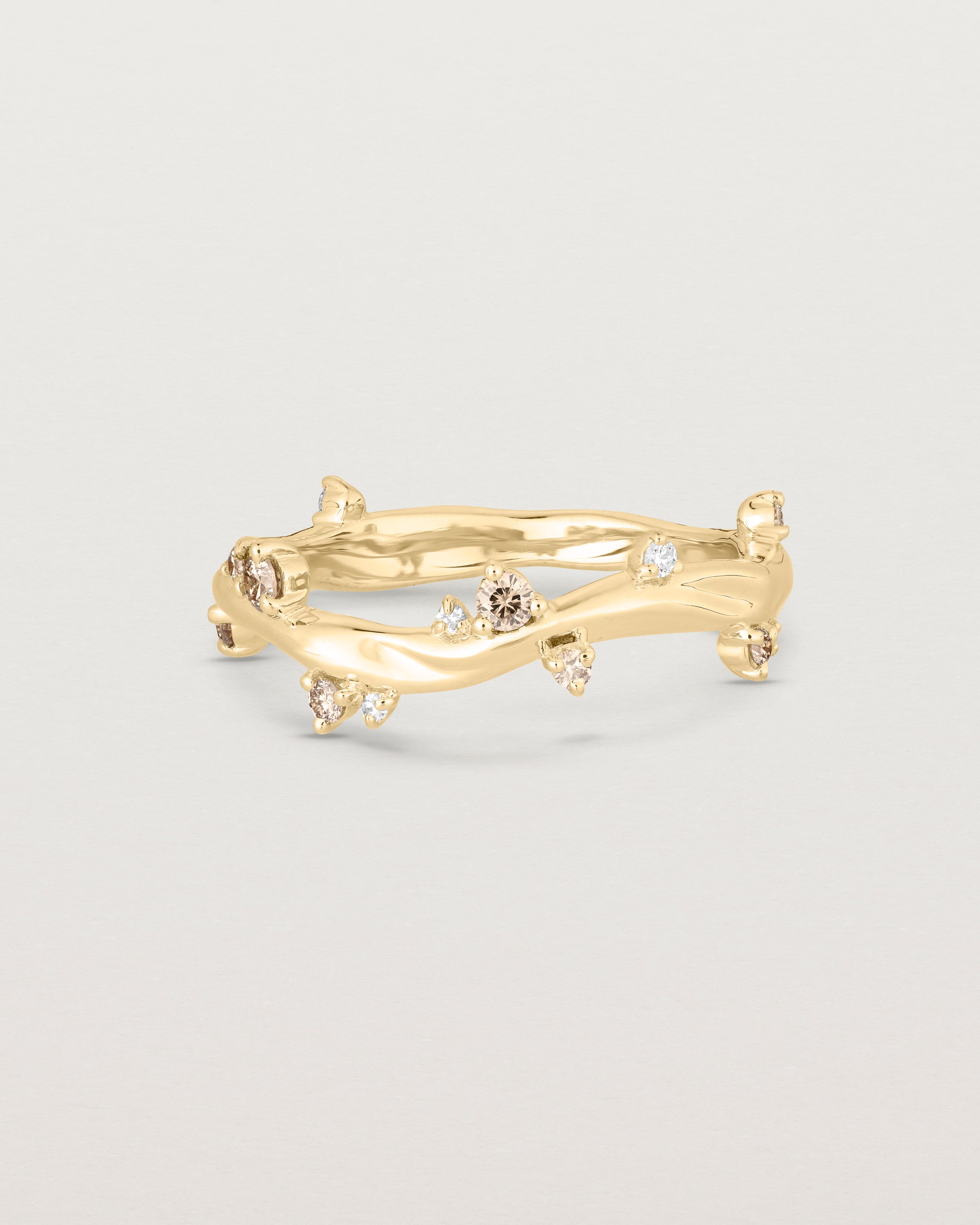 Ember Ring | Champagne & White Diamonds