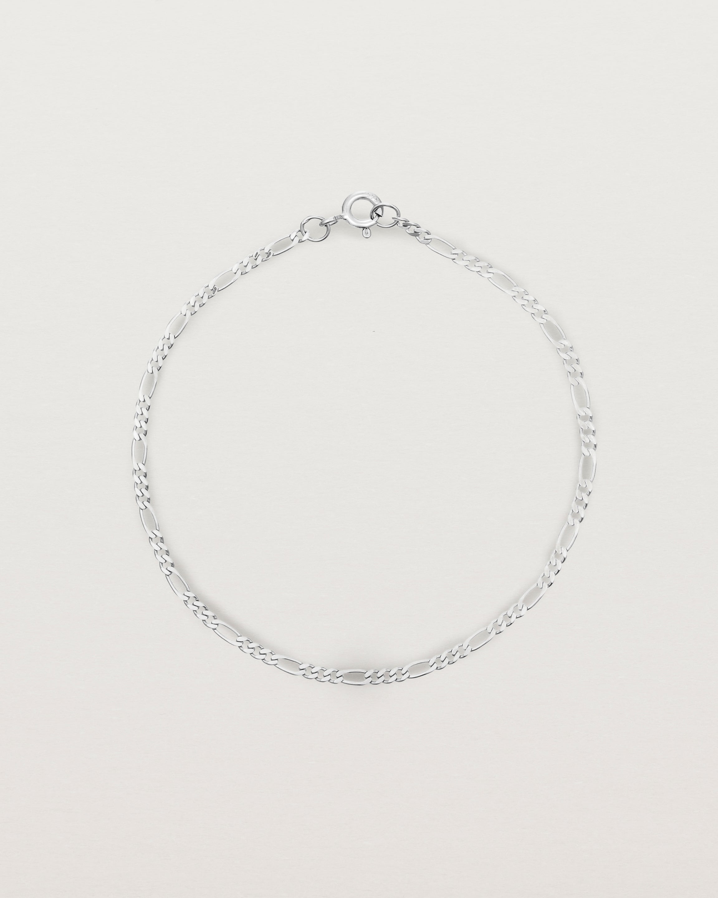 Our signature figaro chain in sterling silver