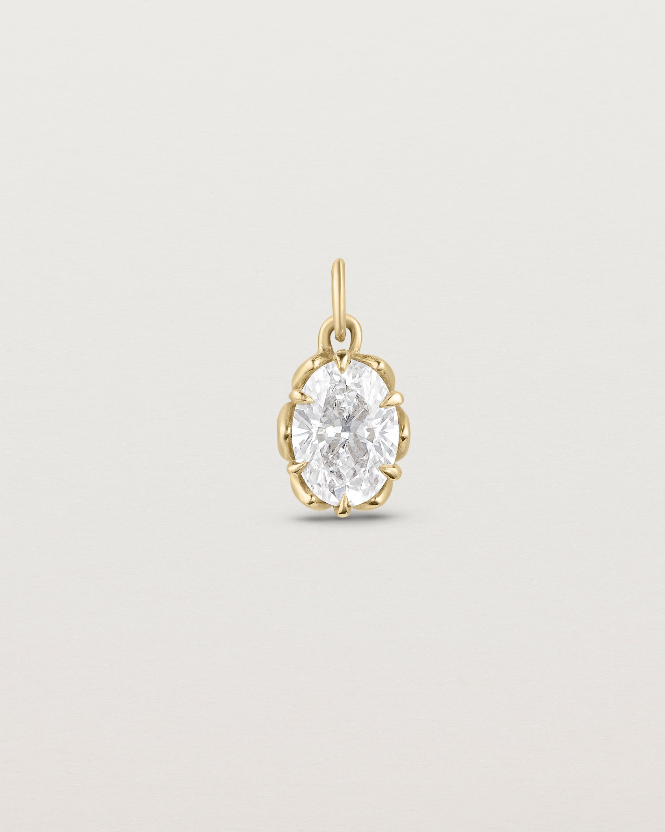 Eirene Charm | Oval Laboratory Grown Diamond