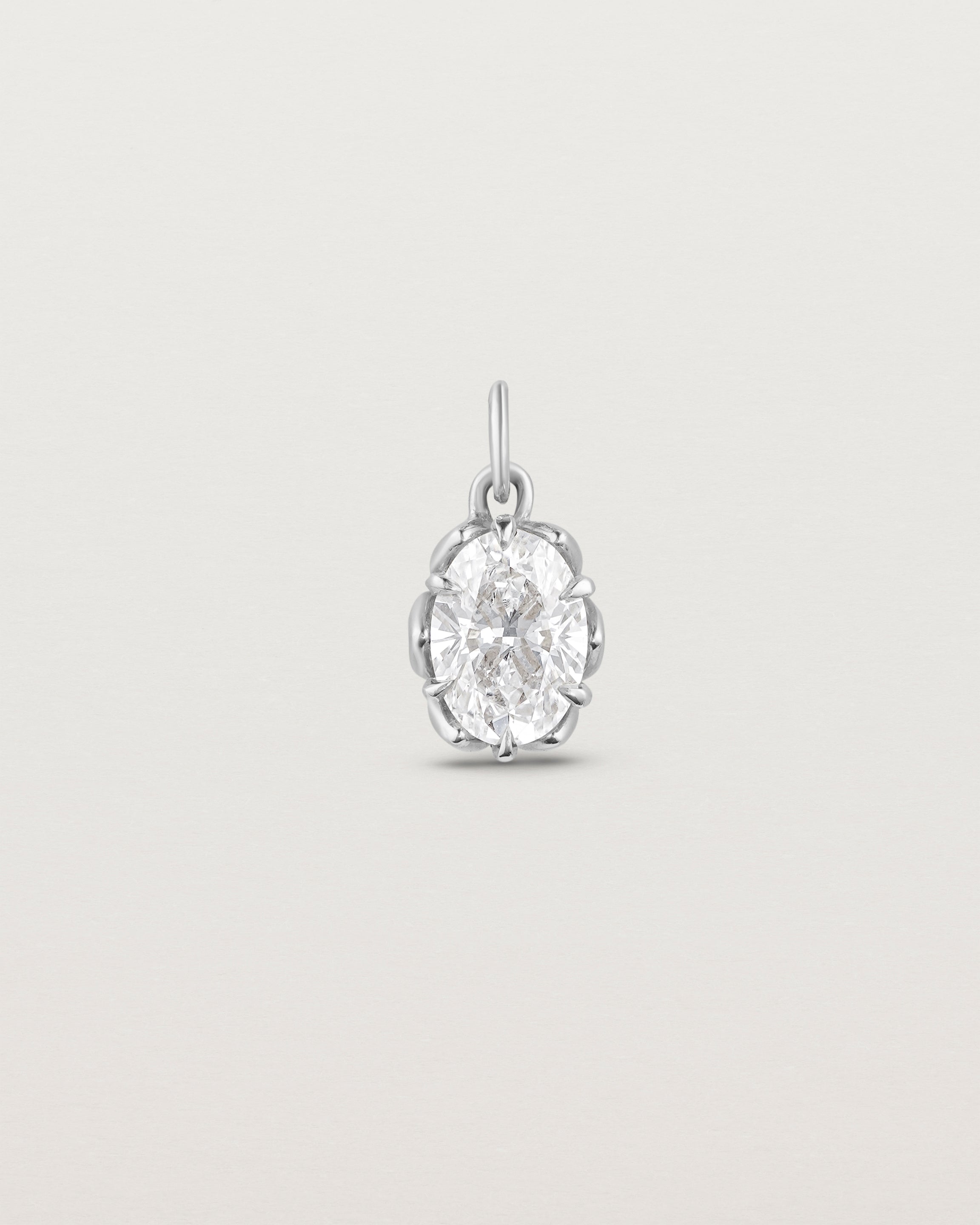 Eirene Charm | Oval Laboratory Grown Diamond