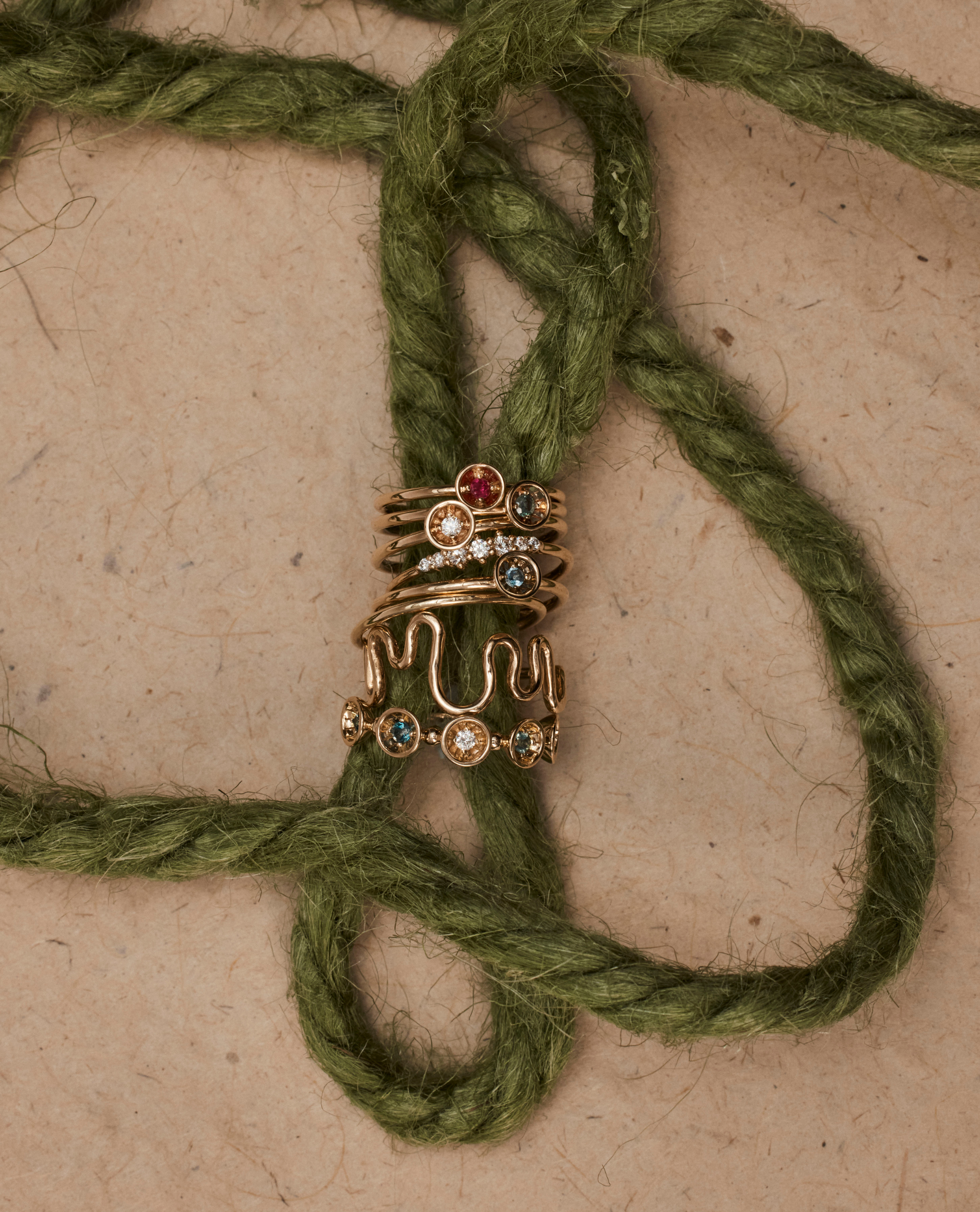 Patera Wrap Ring | Birthstone