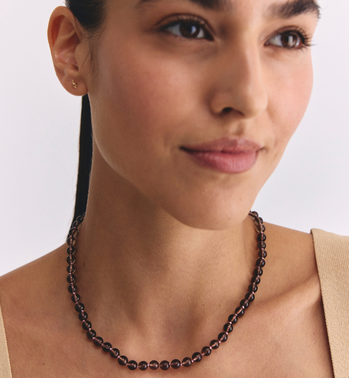 Sashi Necklace | Smokey Quartz