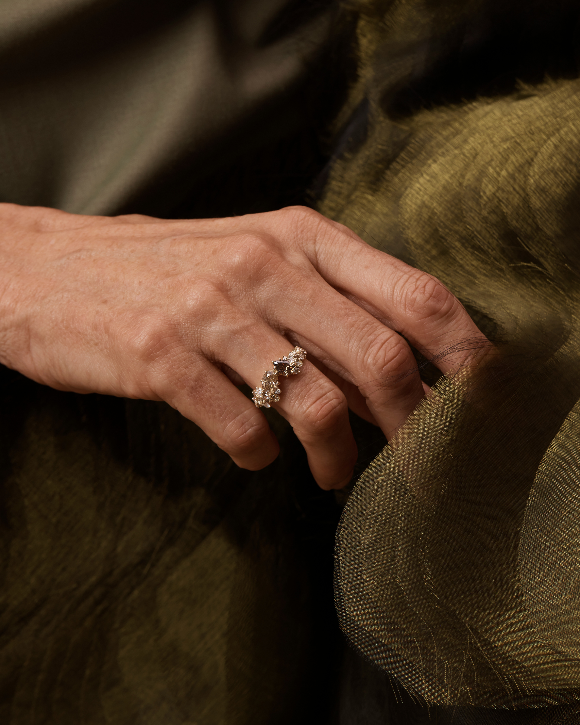 Orrin Toi Et Moi Ring | Champagne Argyle Diamonds