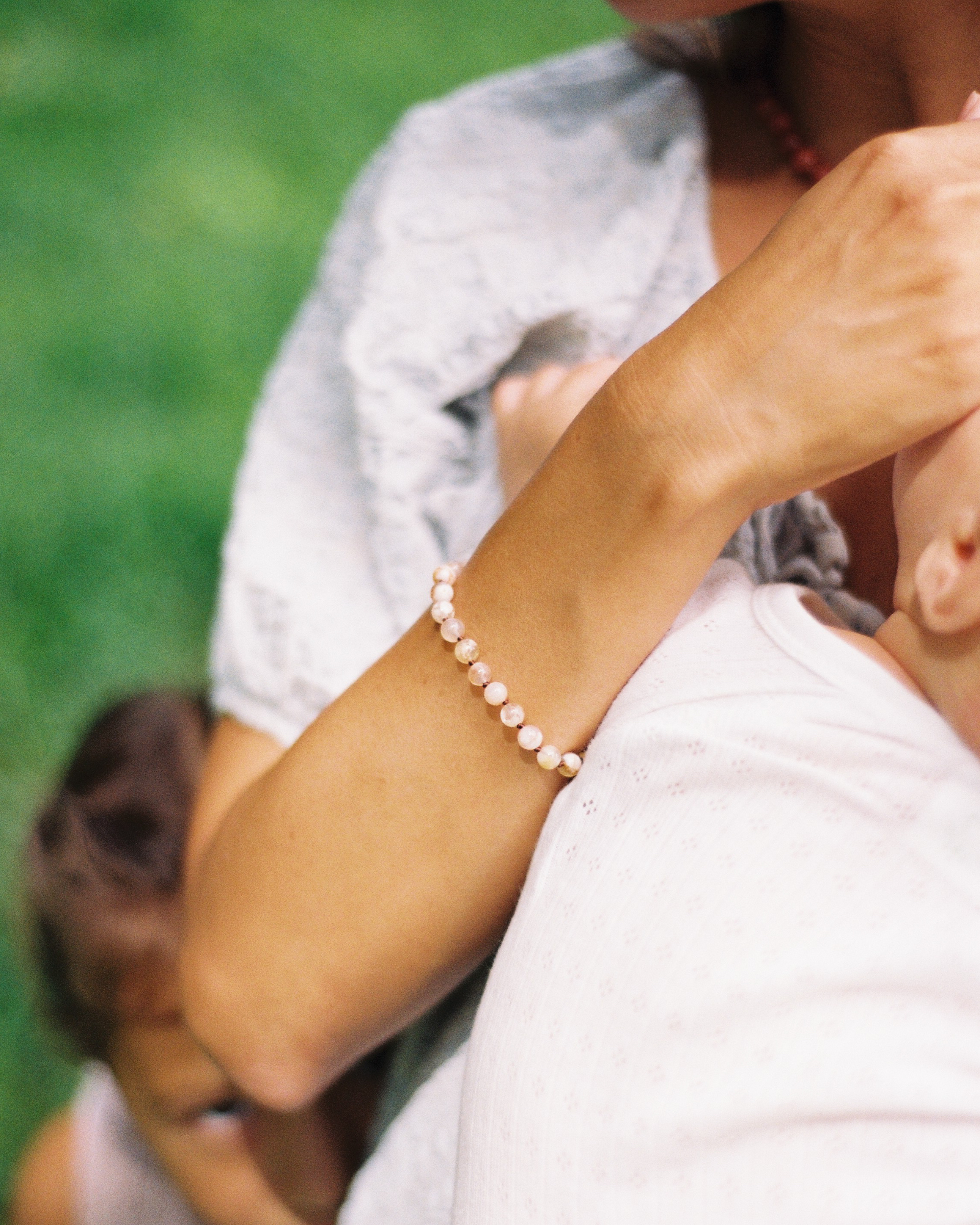 Sashi Bracelet | Cherry Blossom Agate