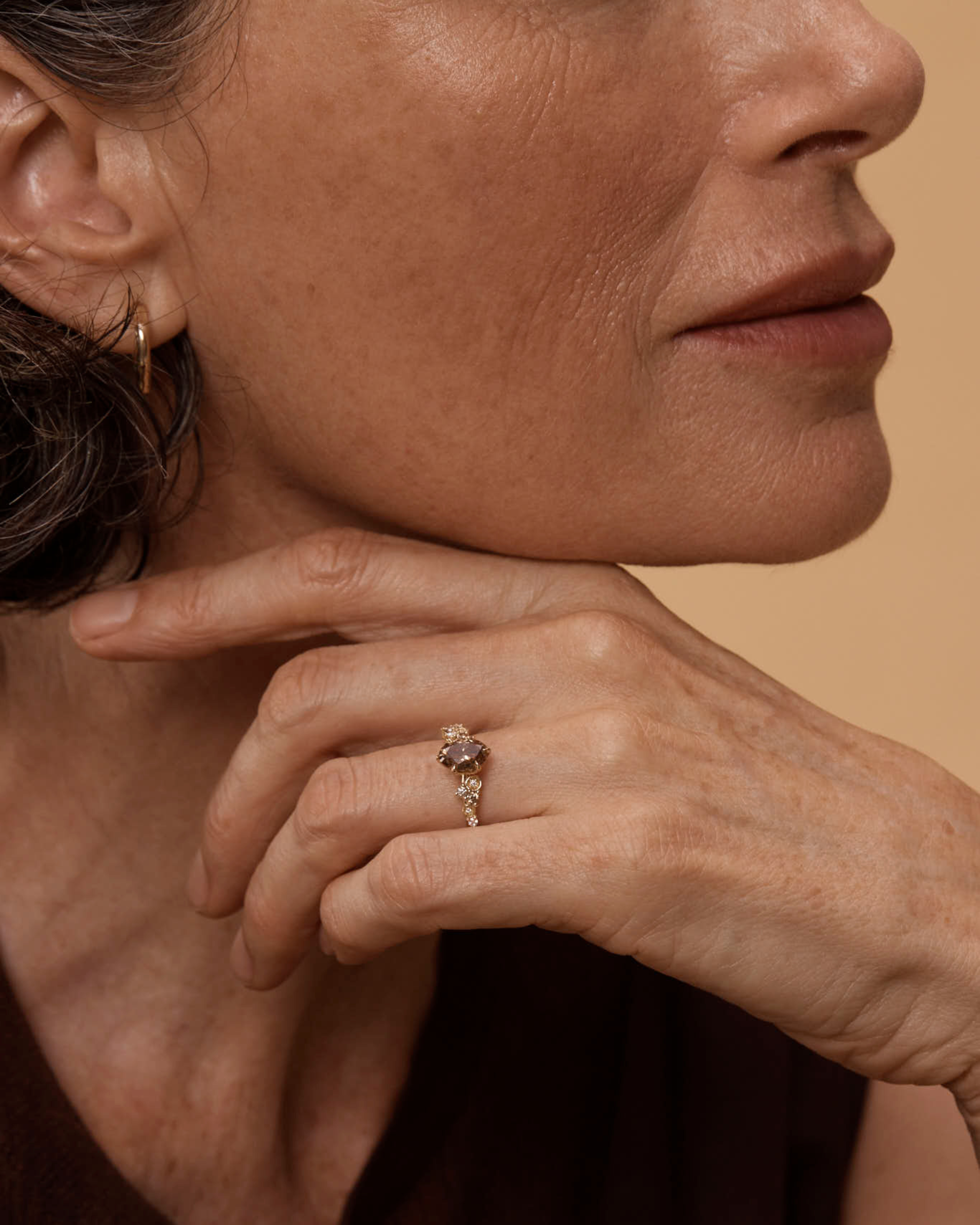 Seren Solitaire | Australian Champagne Diamond