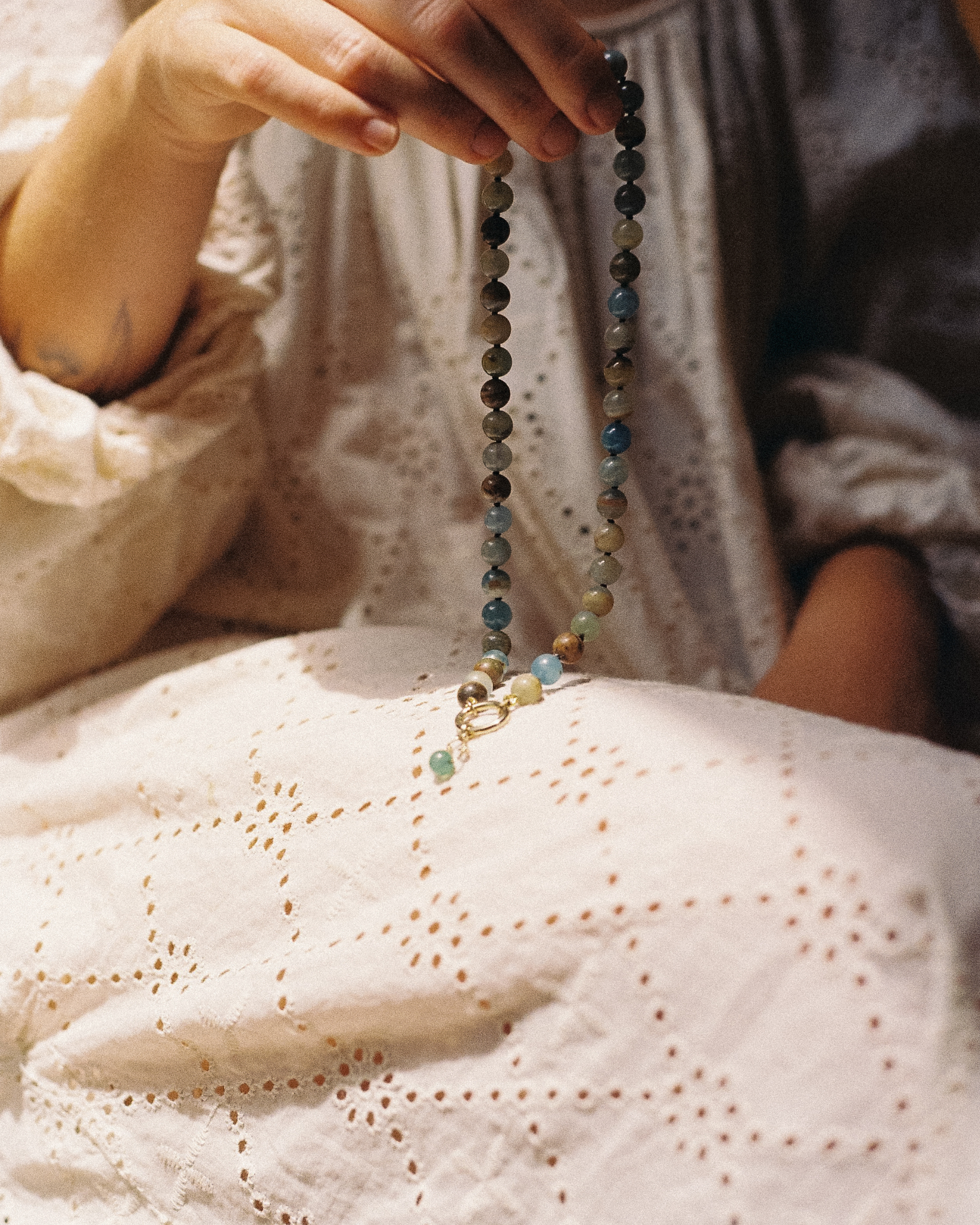 Sana Charm Necklace | Calcite