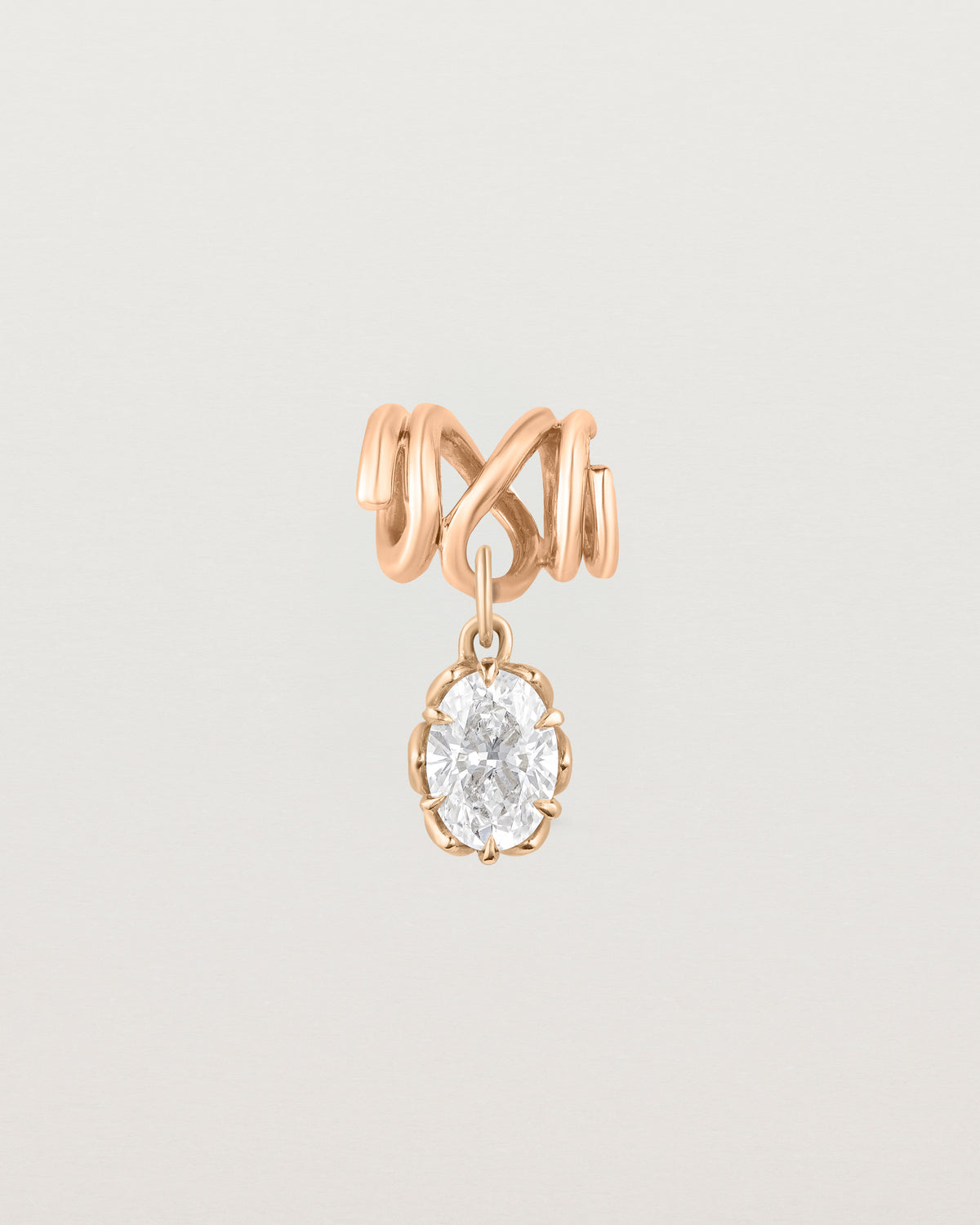 Fold x Eirene Charm | Oval Laboratory Grown Diamond