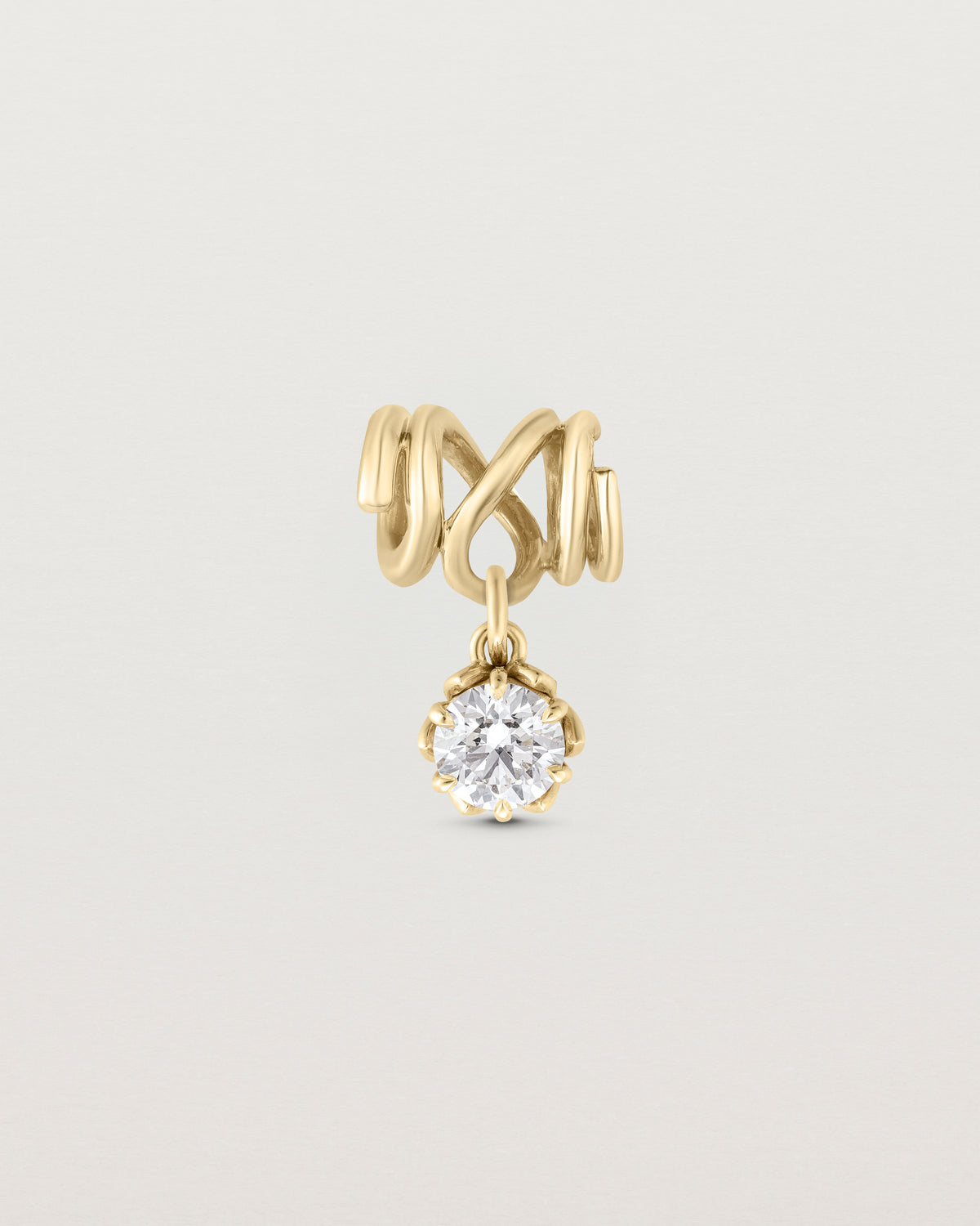 Fold x Eirene Charm | Round Laboratory Grown Diamond