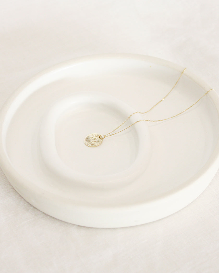 Ruby Robinson Jewellery Divider Dish | White