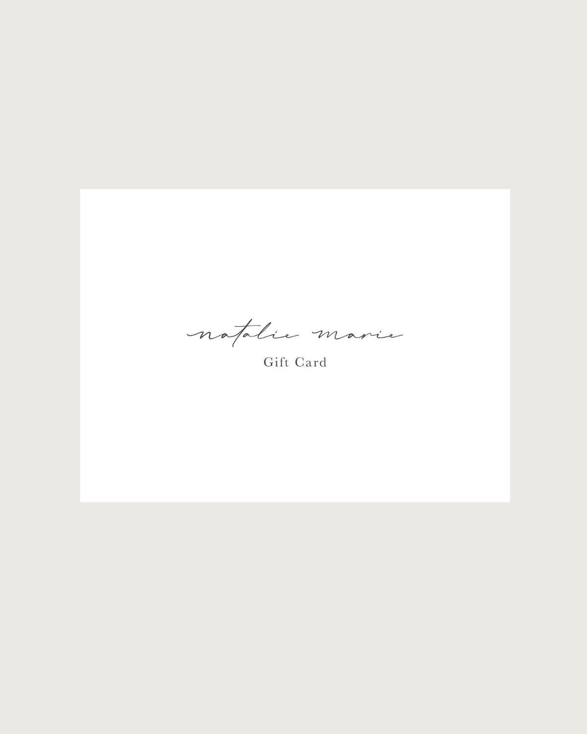 Gift Card | Virtual