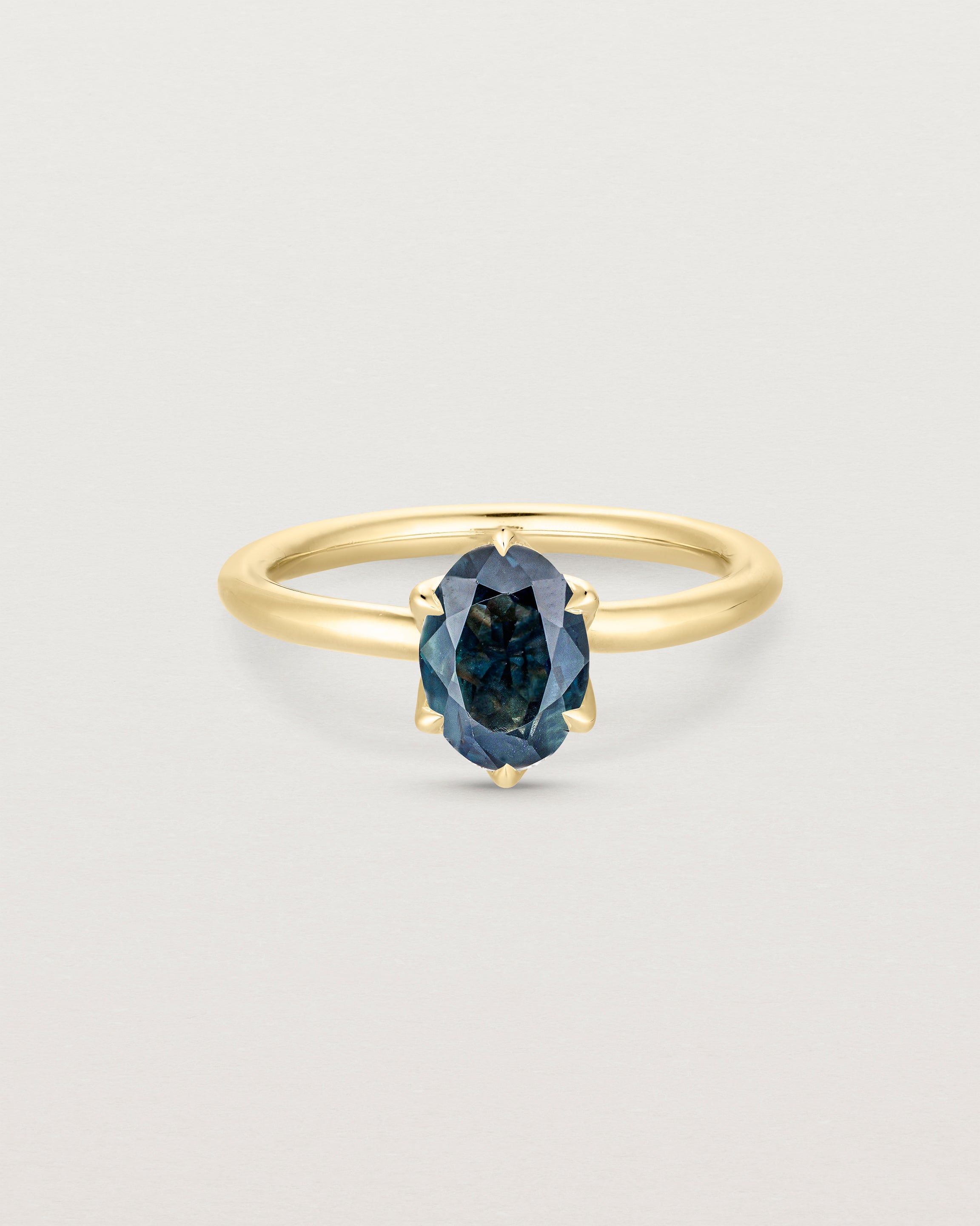 Eirene Solitaire | Oval Australian Sapphire