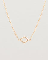 Close up view of the Nuna Necklace | Rose Gold.