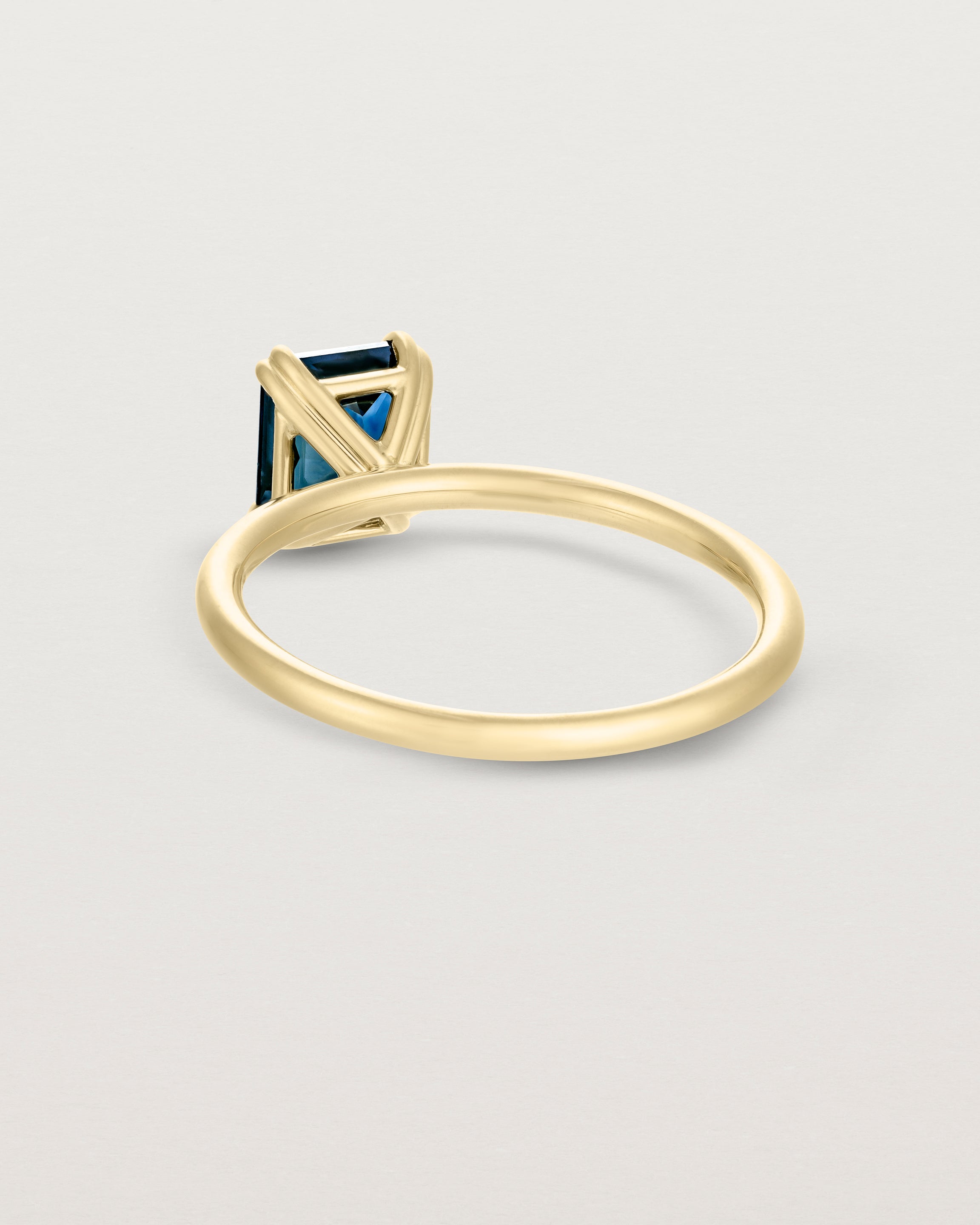 Back view of the Etienne Solitaire | Sapphire.