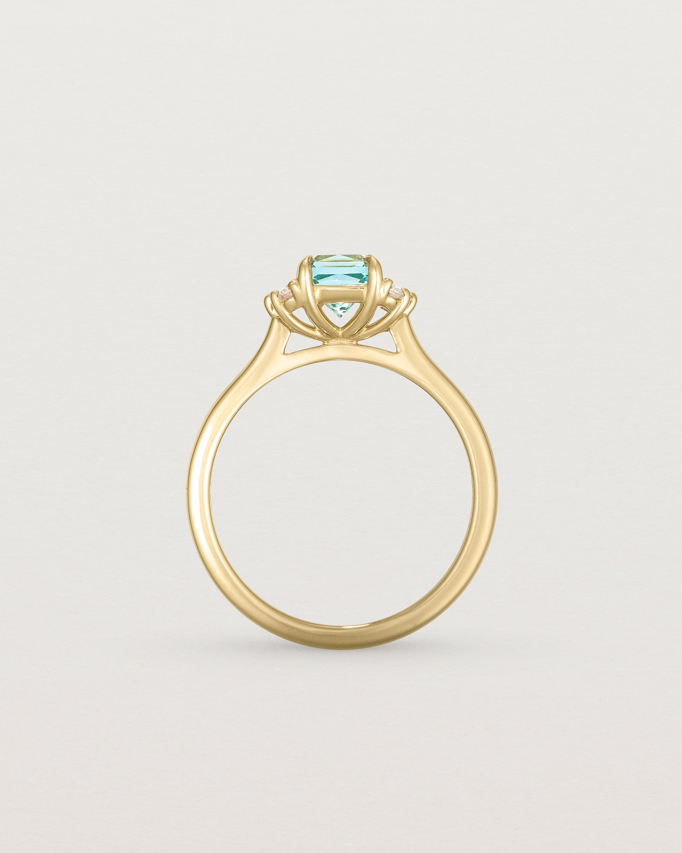 Standing view of the Mira Ring | Aquamarine.