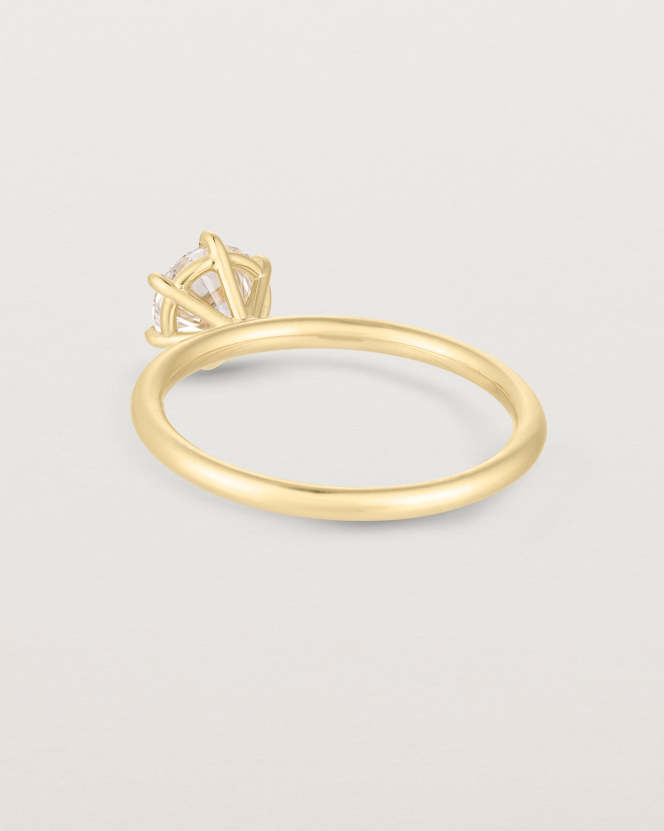 Back image of round diamond signature solitaire