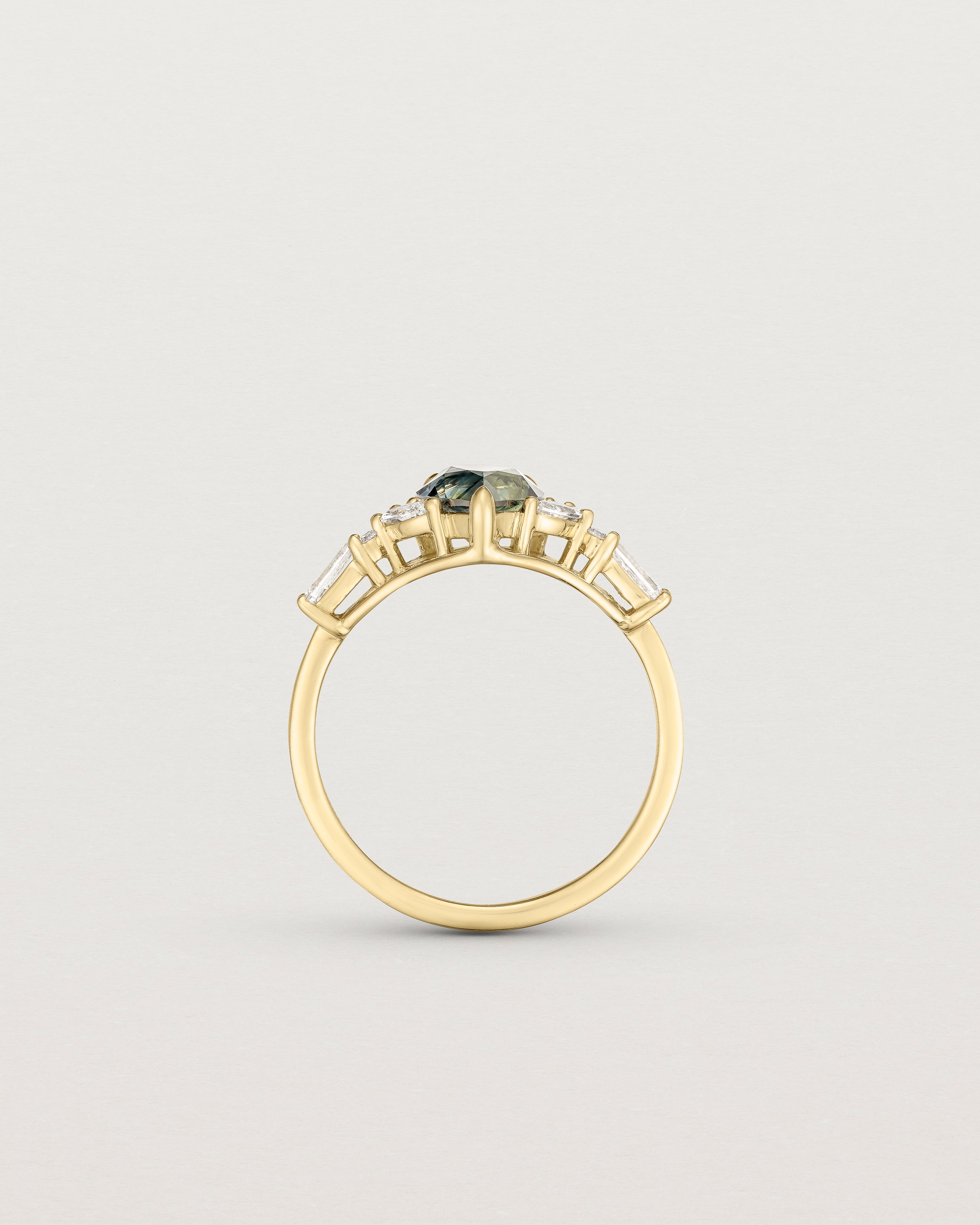 Iris Cluster Ring | Sapphire & Diamond