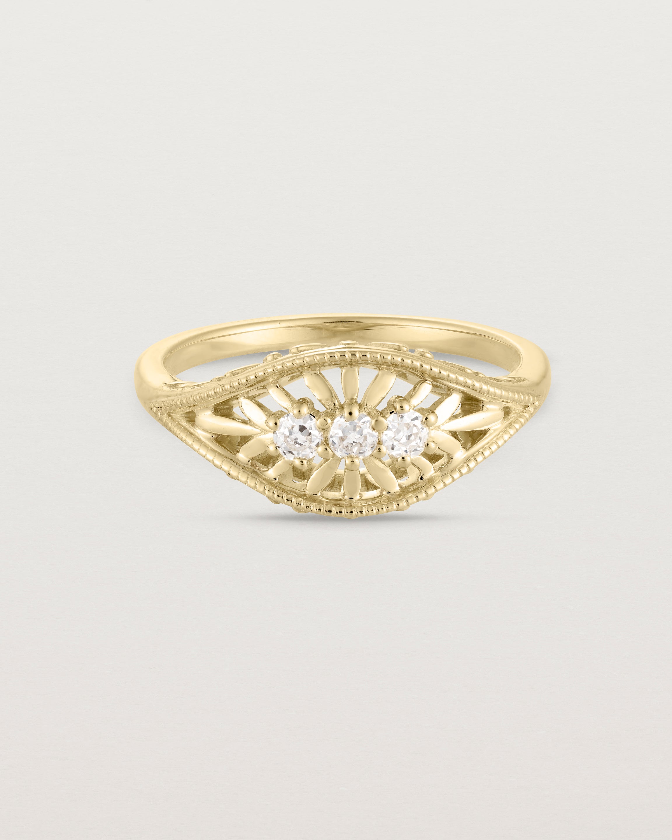 Bonnie Shield Ring | Vintage Inspired