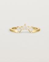 Front view of the Odette Crown Ring | Fit Ⅰ | Yellow Gold.