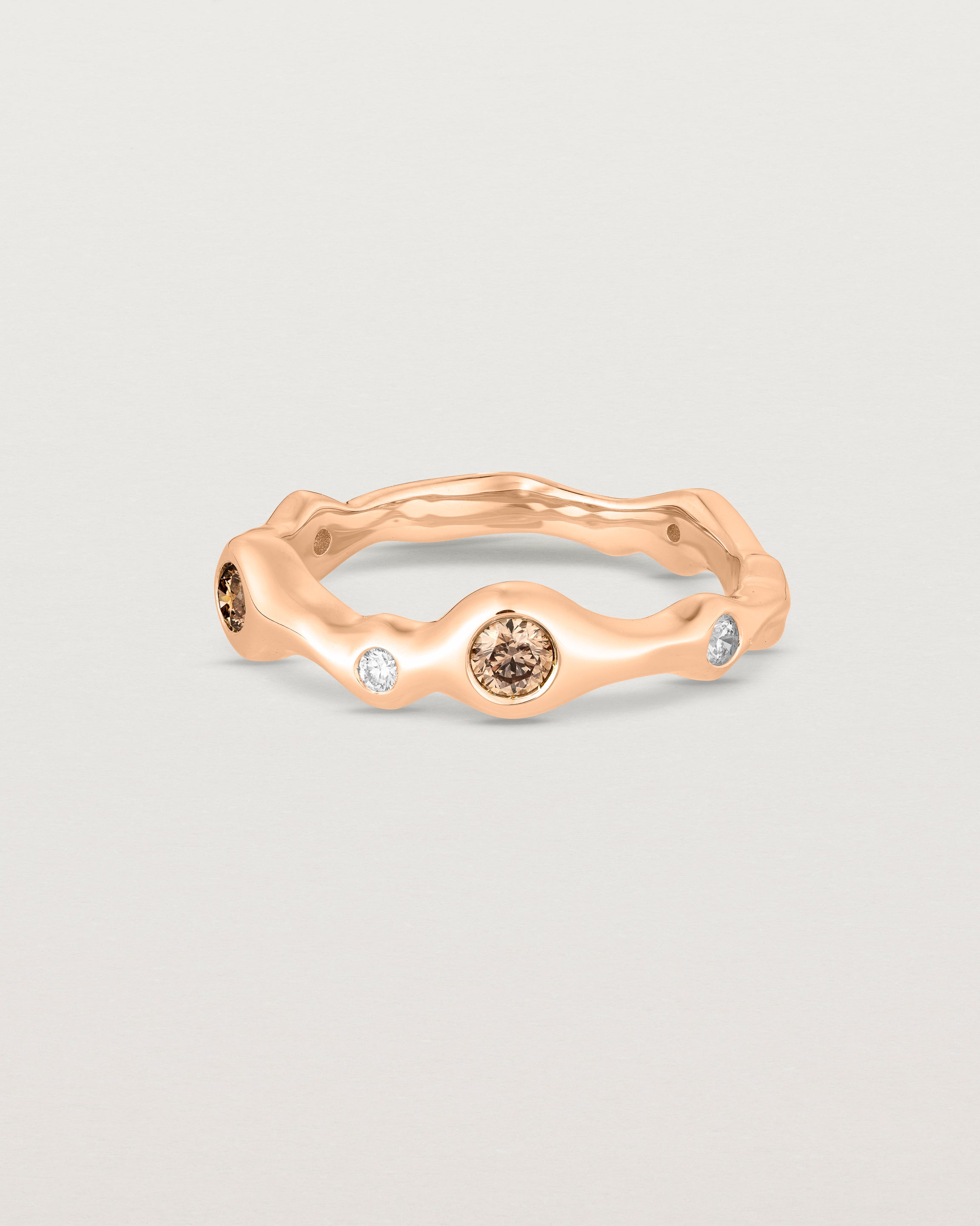 Organic Ring | Champagne & White Diamonds