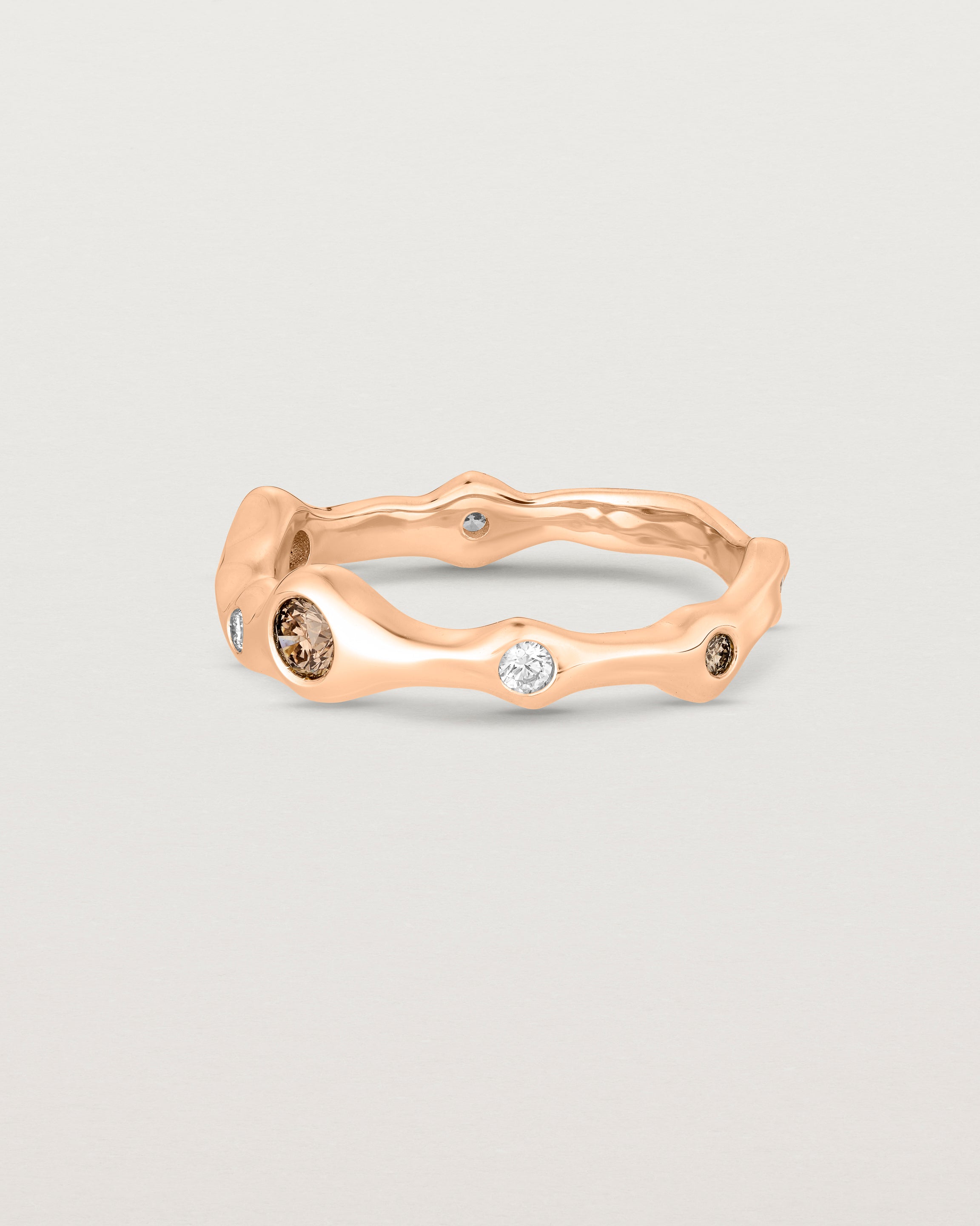 Organic Ring | Champagne & White Diamonds
