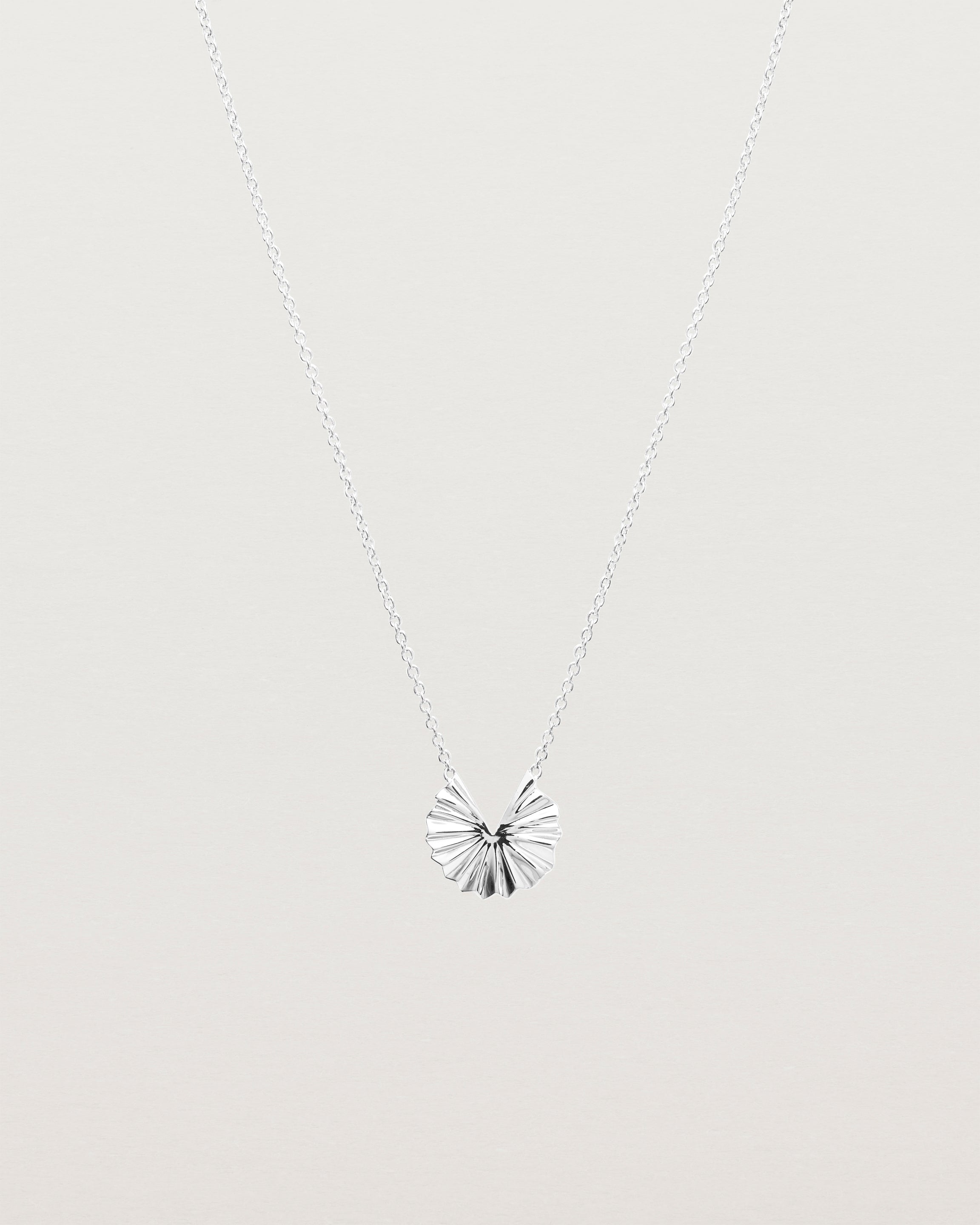 Front view of the Pan Necklace | Sterling Silver.