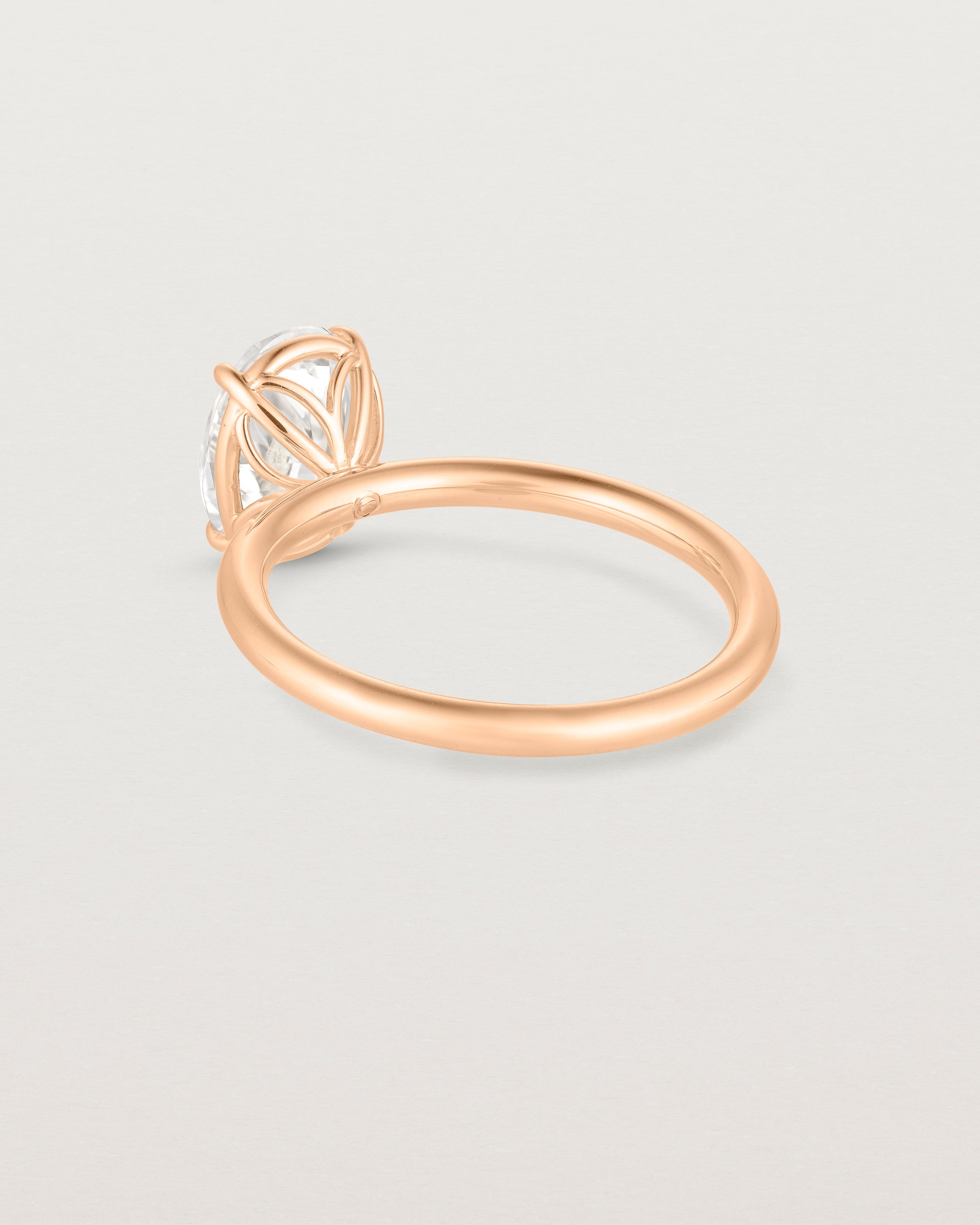 Tulip Oval Solitaire | Diamond