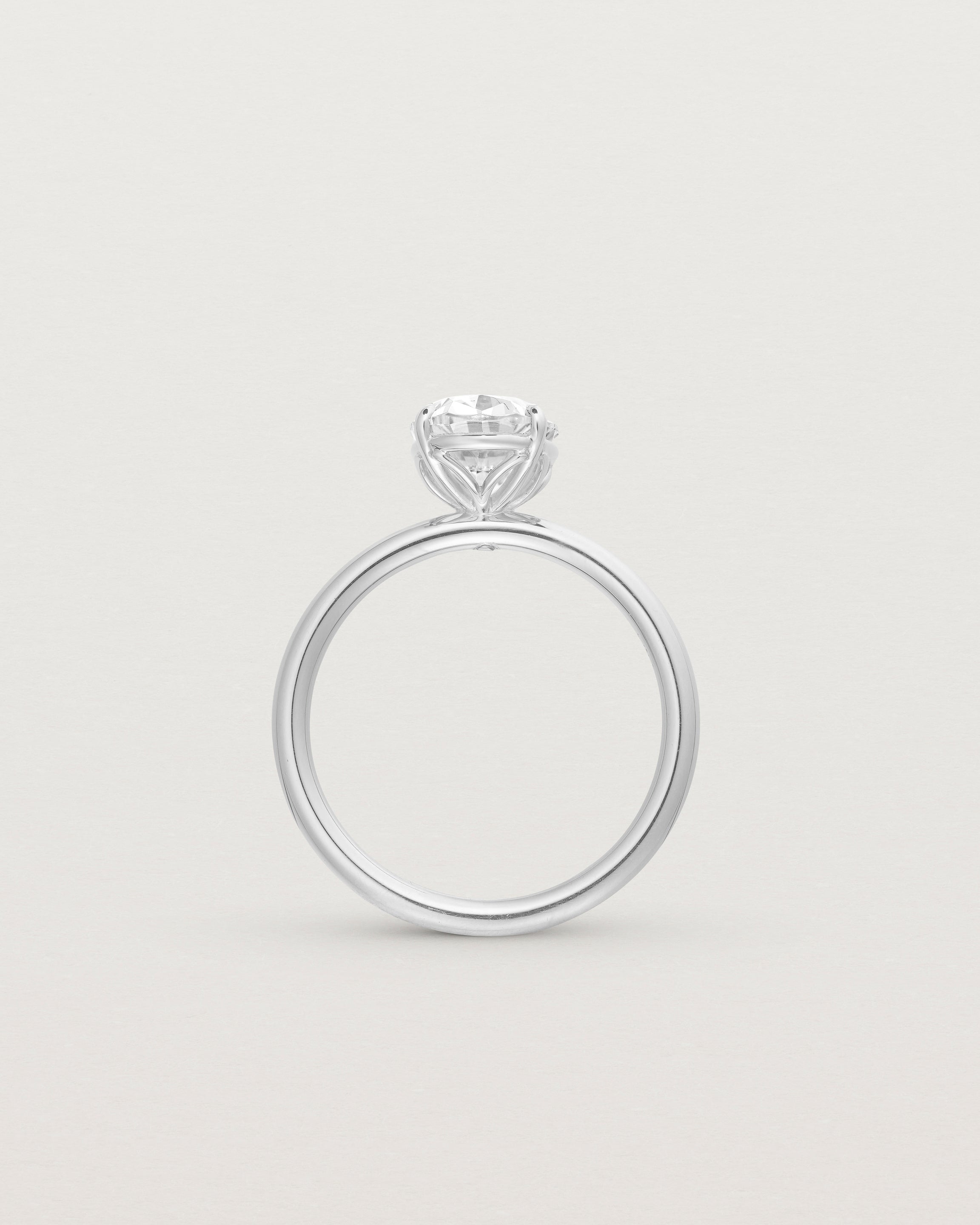 Tulip Oval Solitaire | Laboratory Grown Diamond